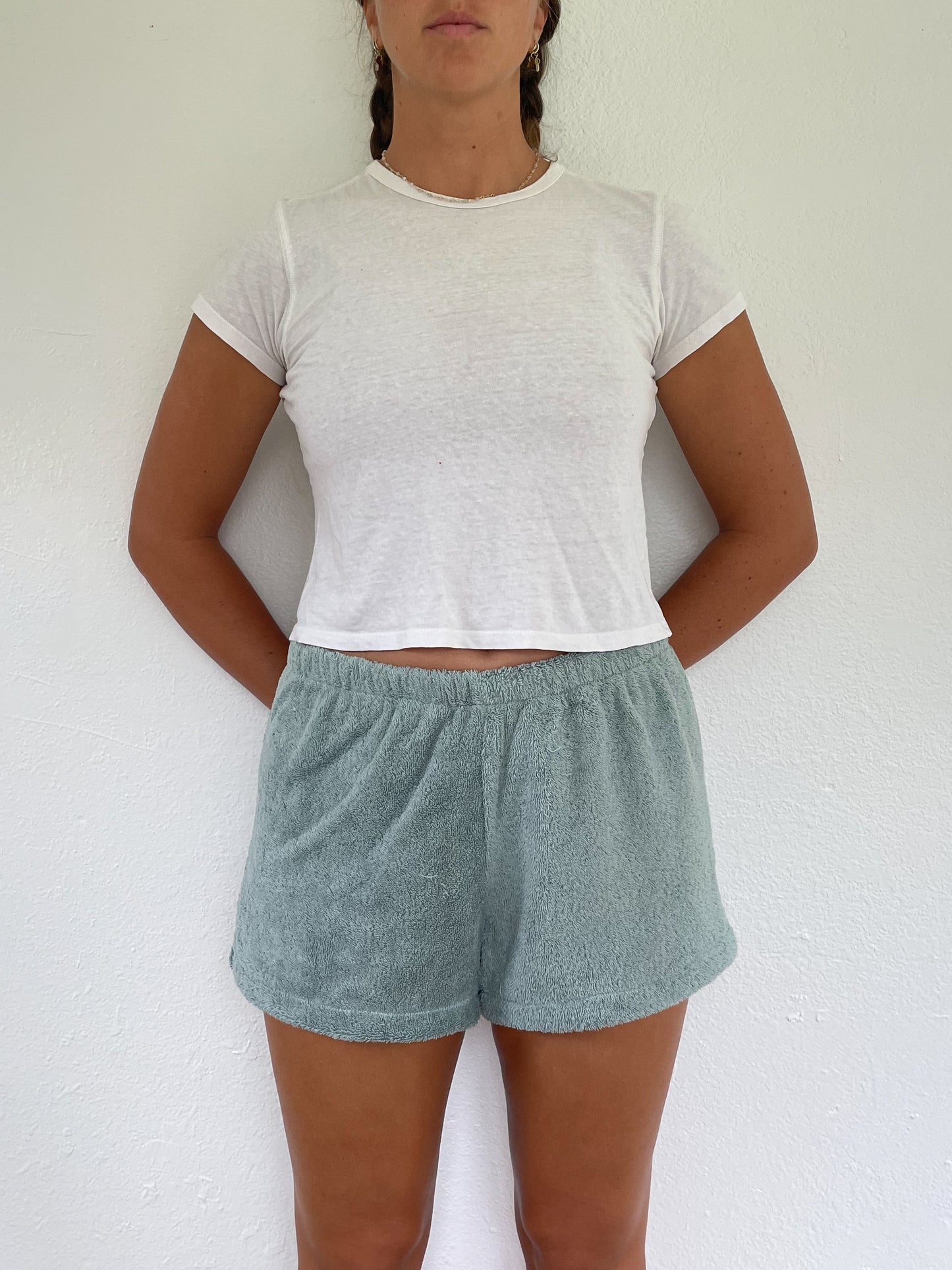 L Gray/Blue Shorts