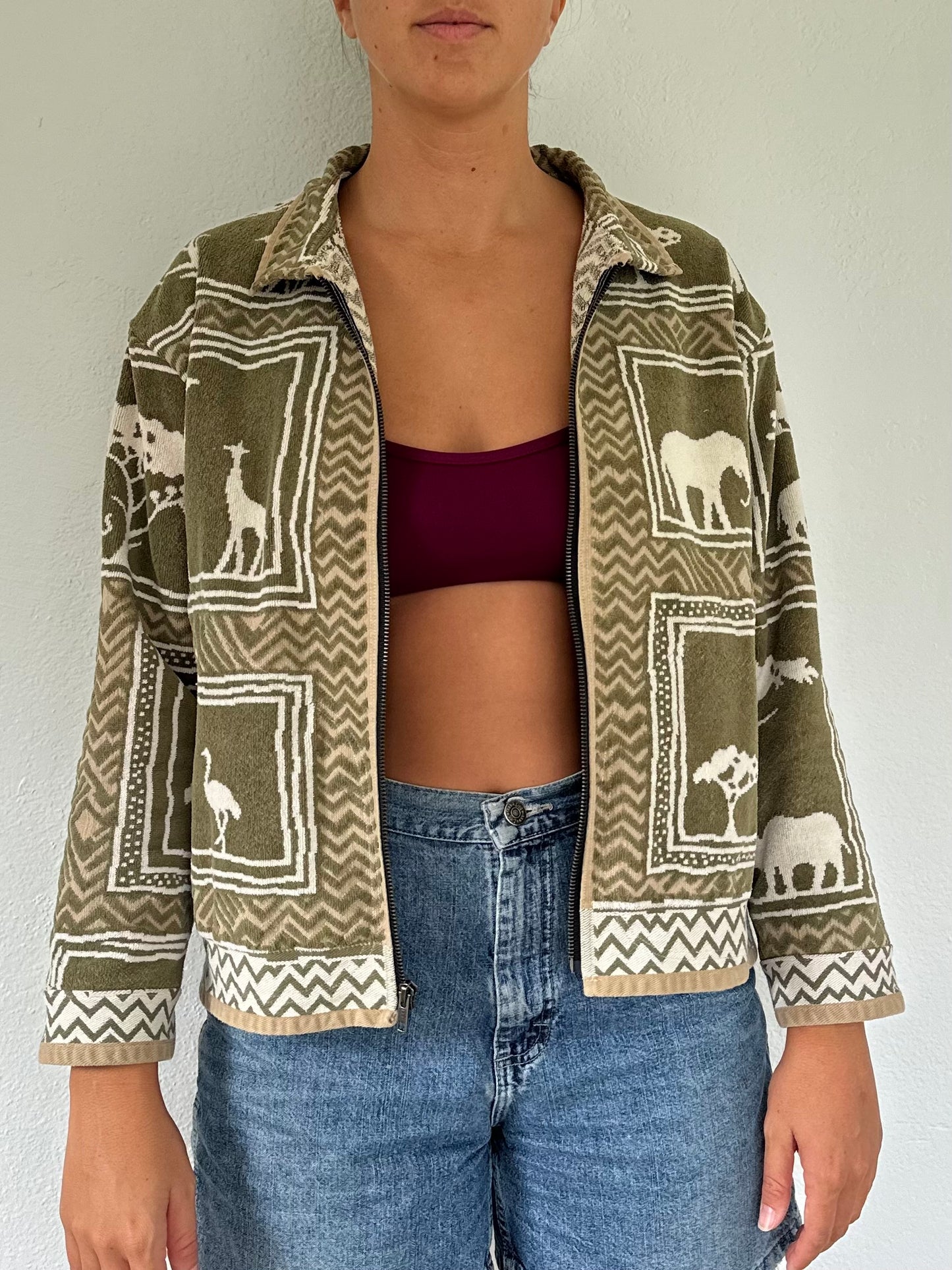 M/L Cropped Safari Coat
