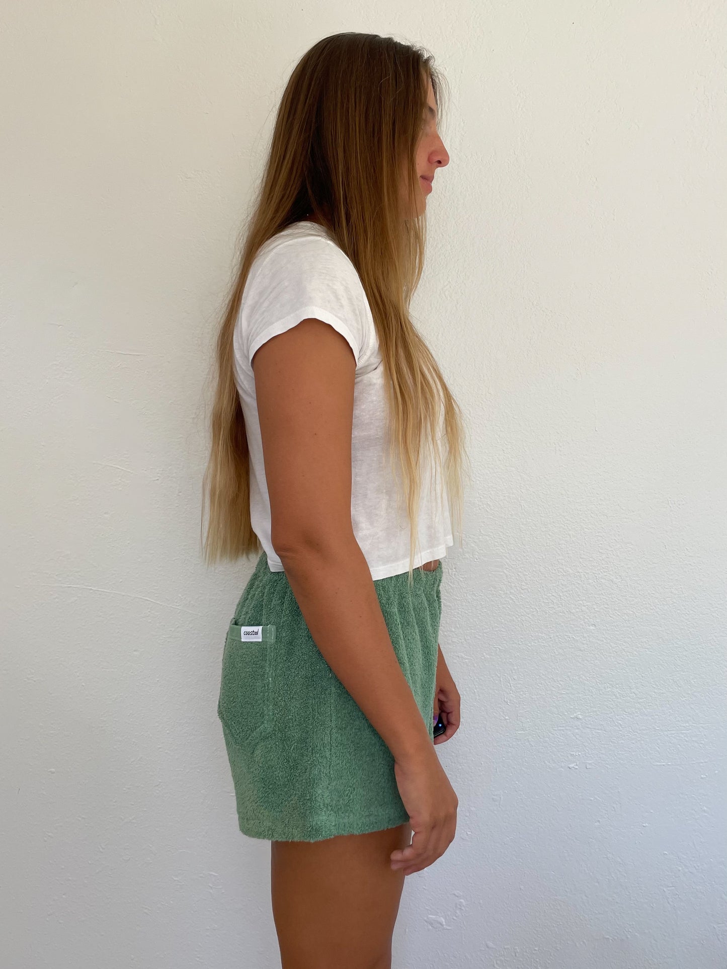 L Green Shorts