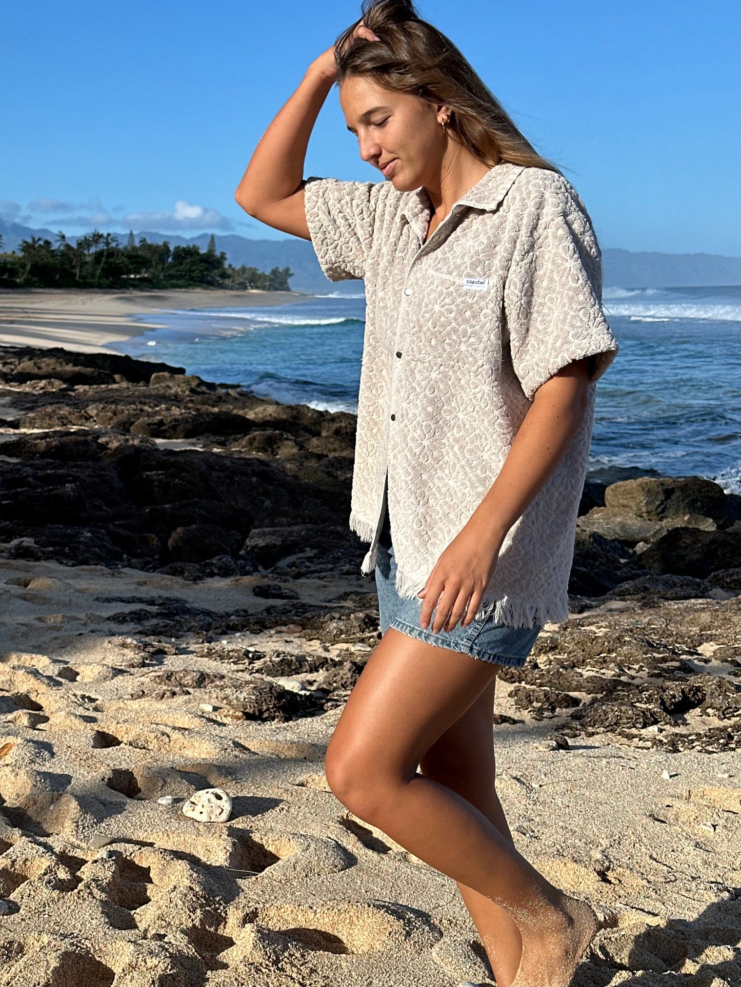 Stone Garden Button Up