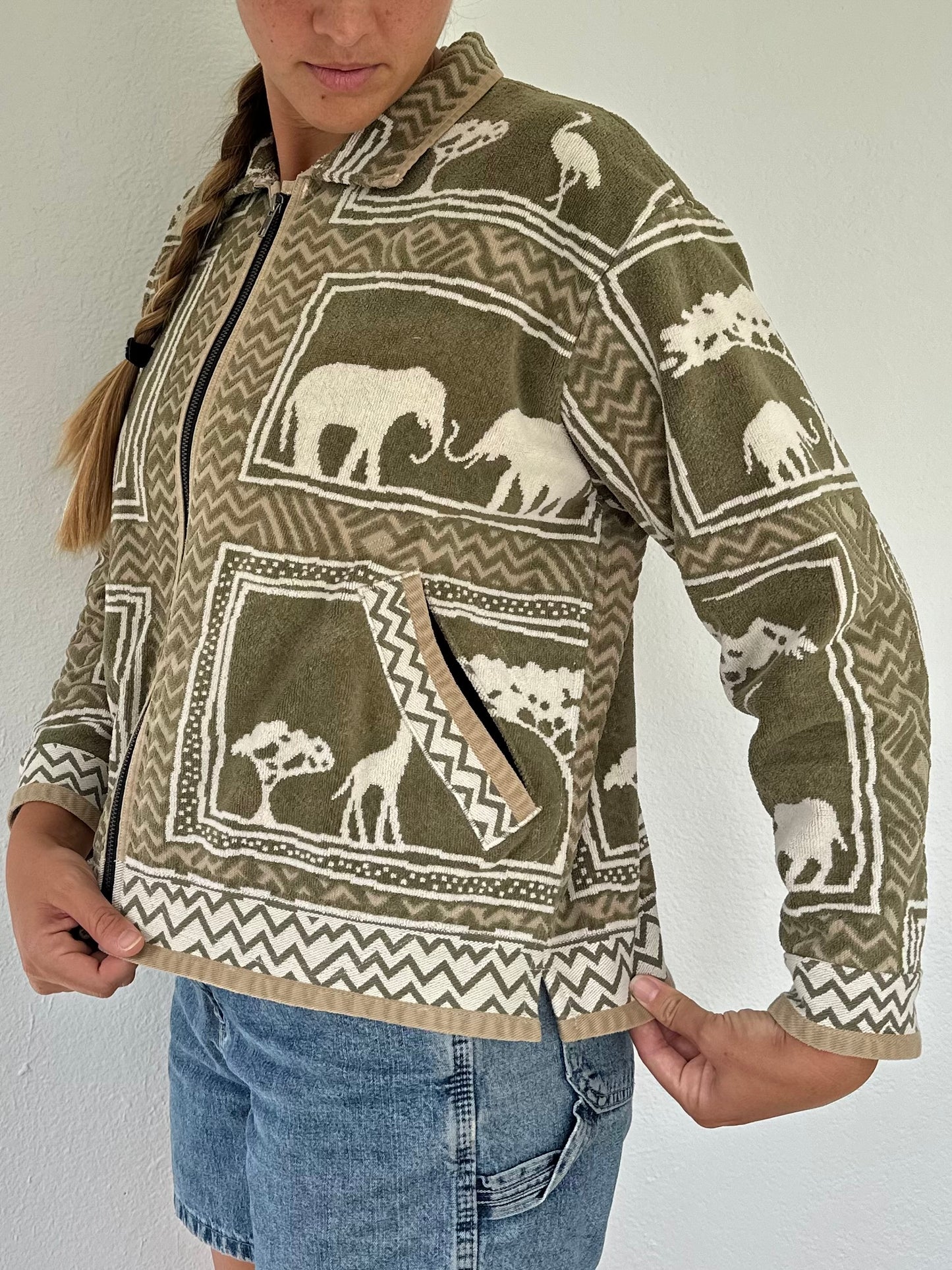 M/L Cropped Safari Coat
