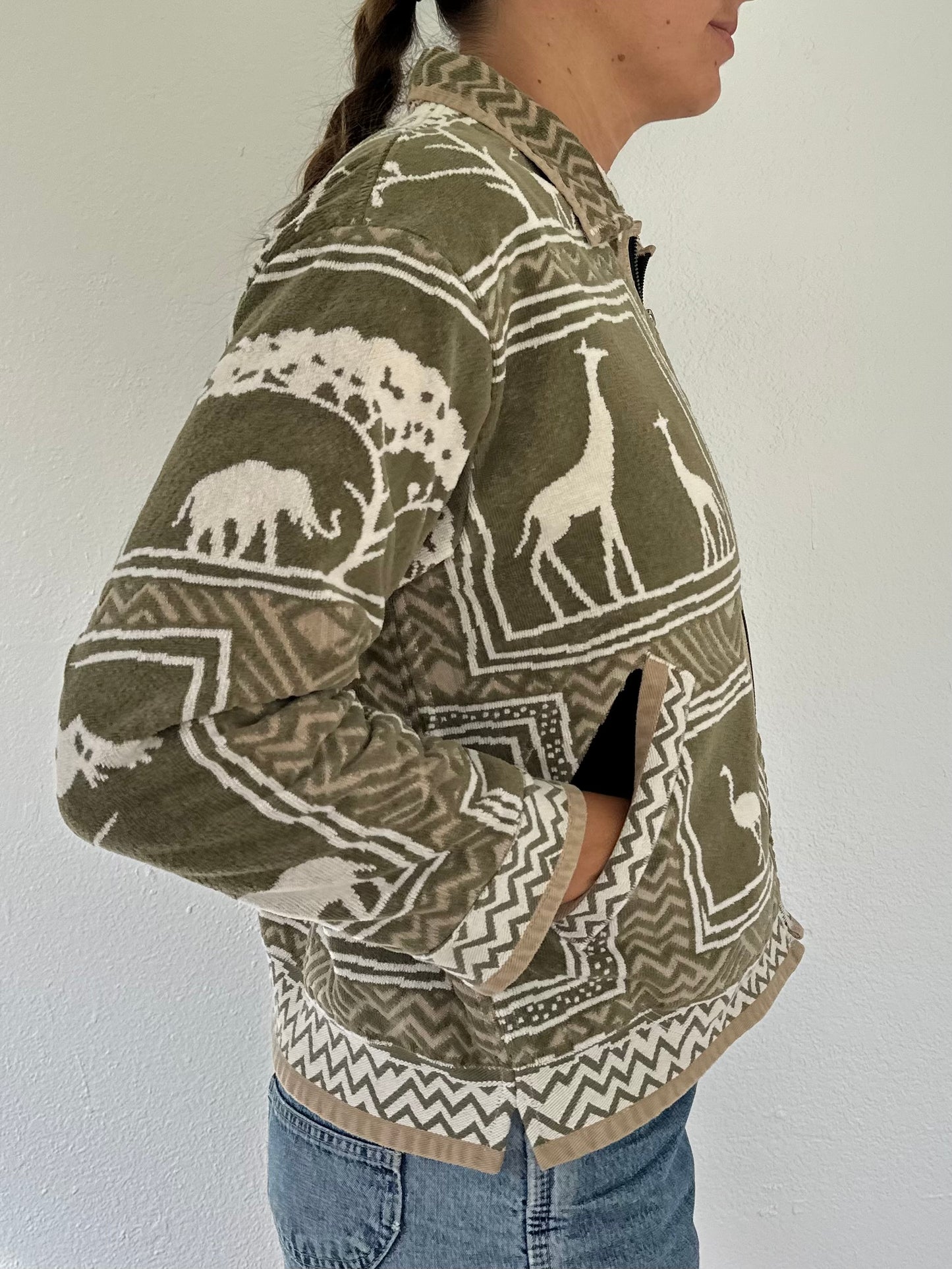 M/L Cropped Safari Coat
