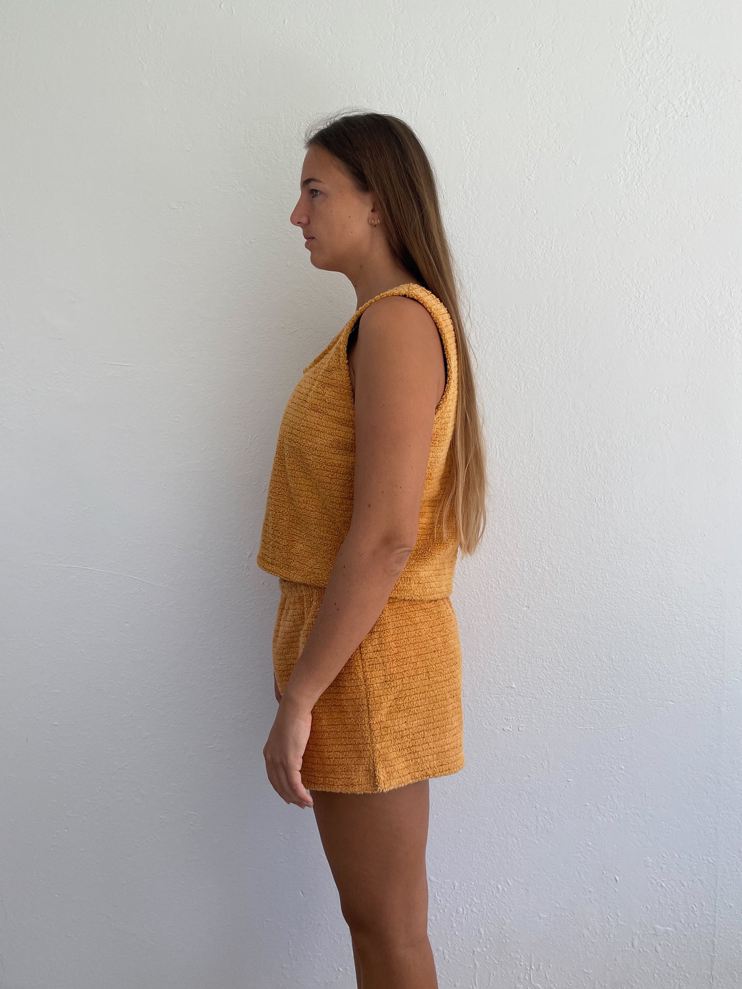 L Orange Textured Set