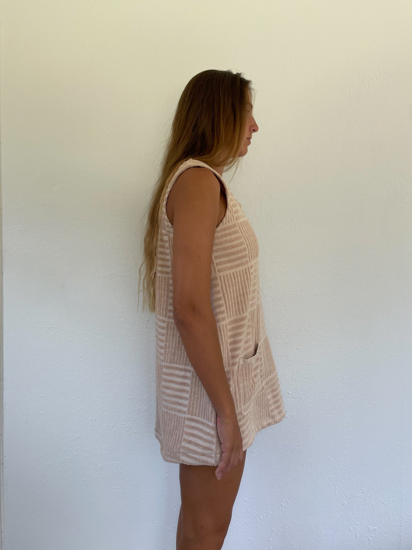 M Tan Textured Dress