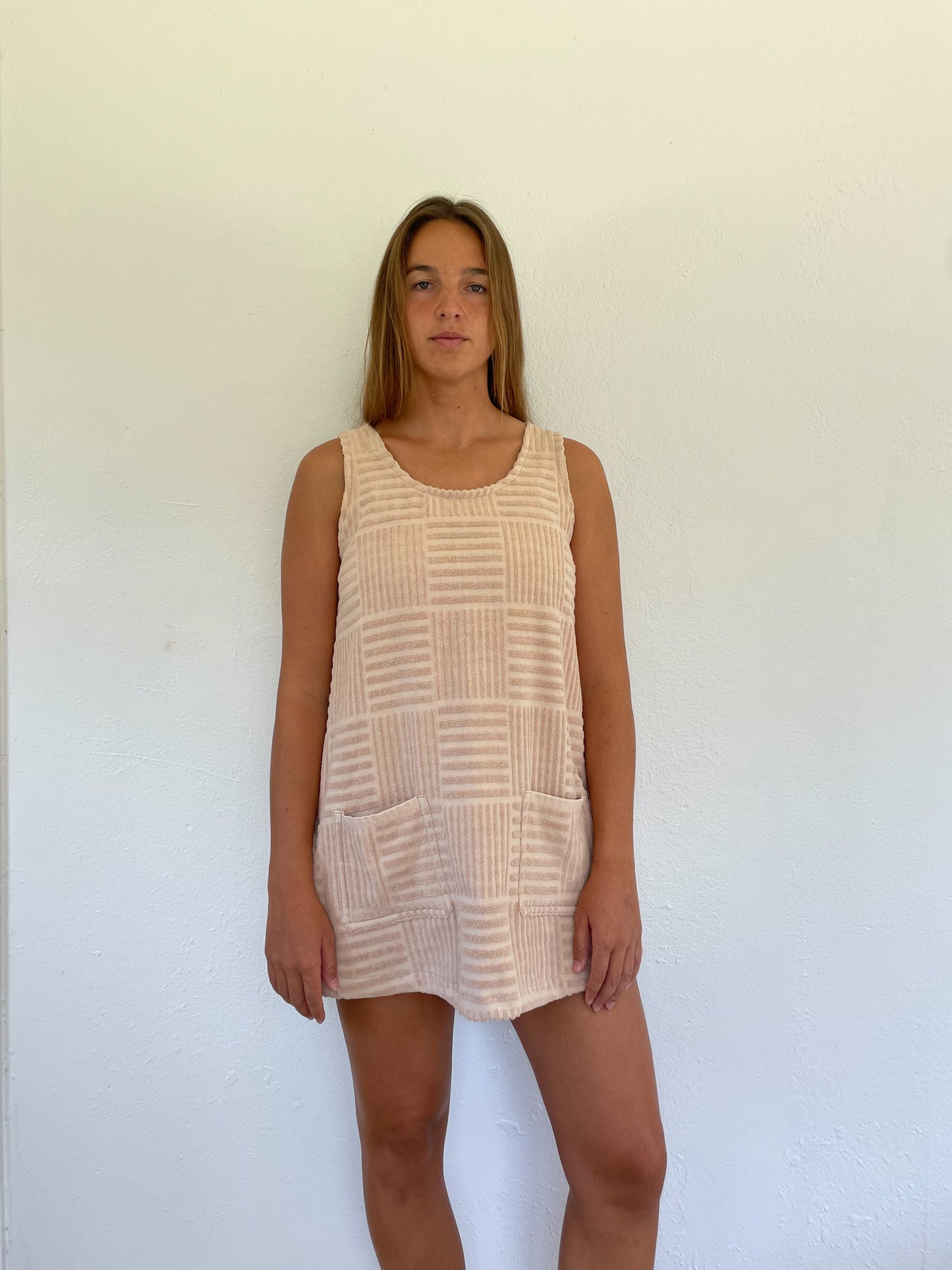 M Tan Textured Dress