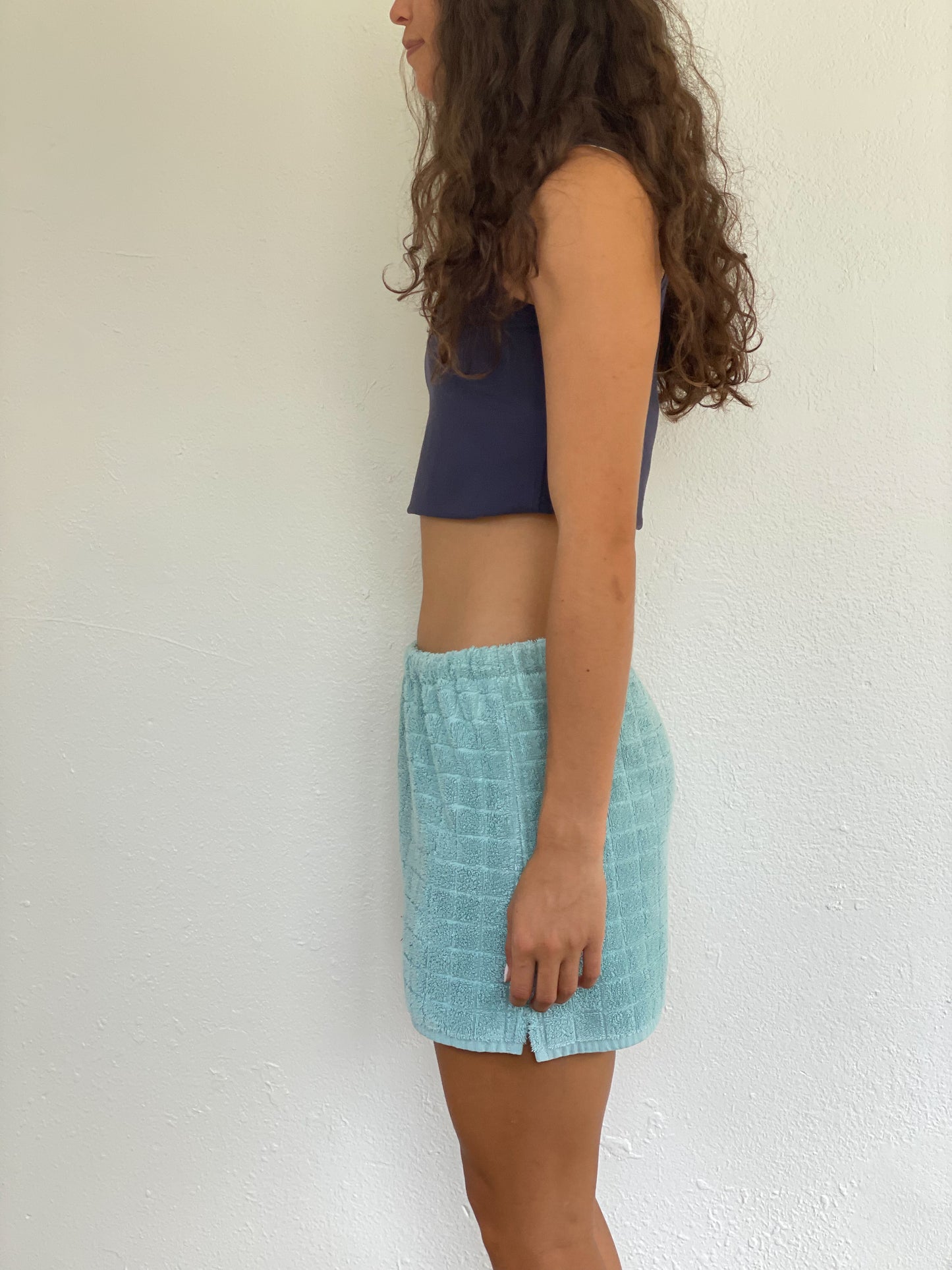 (XS - S) Blue Elastic Skirt