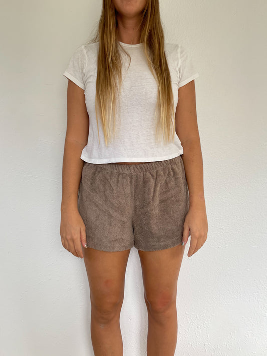 L Brown Shorts