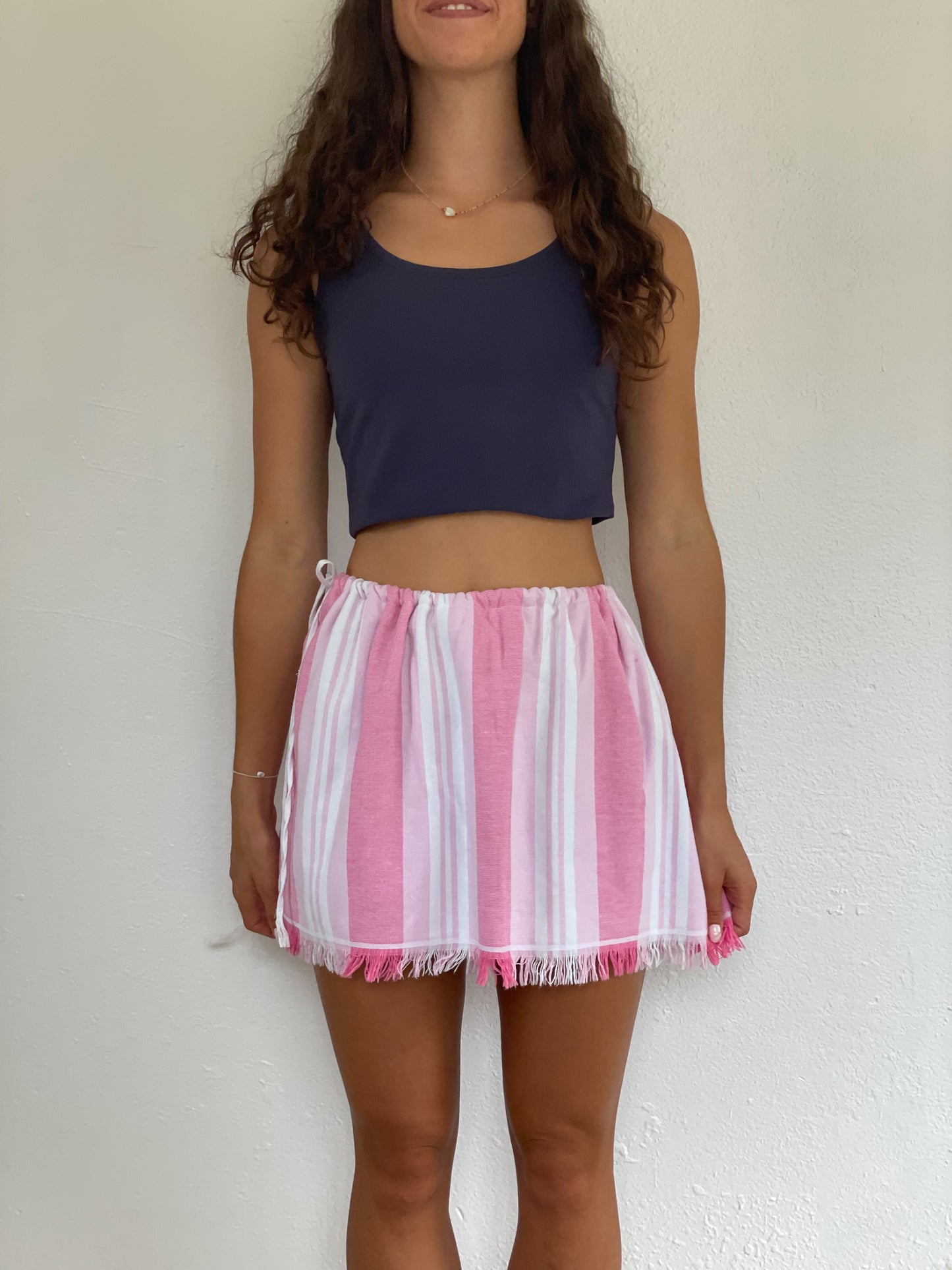 (XS - XXL) Pink Tie Skirt