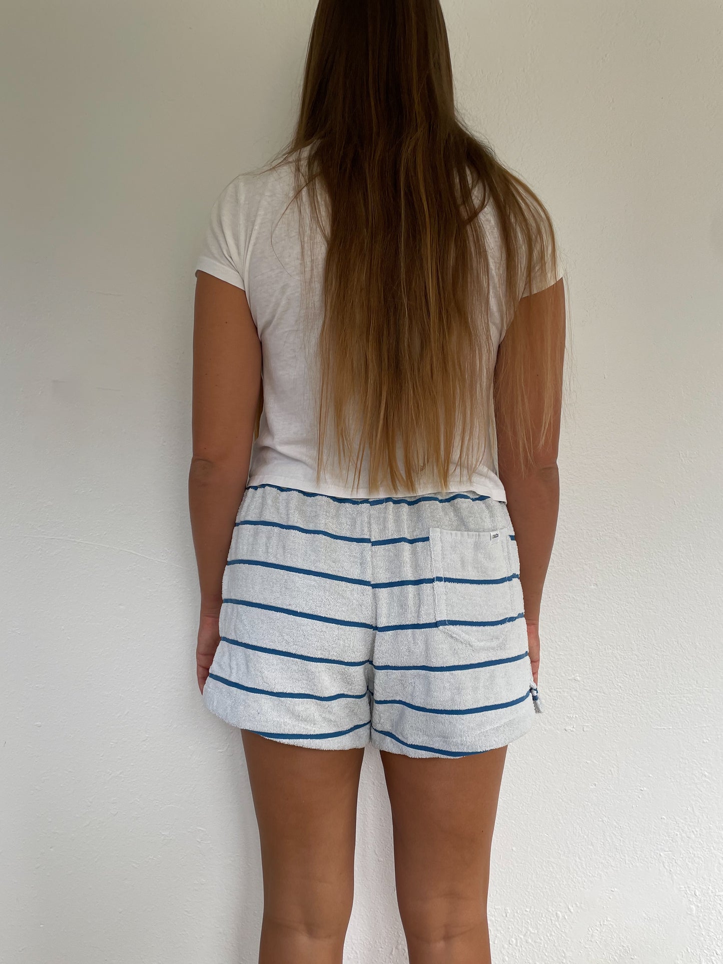 XL Blue Stripe Shorts