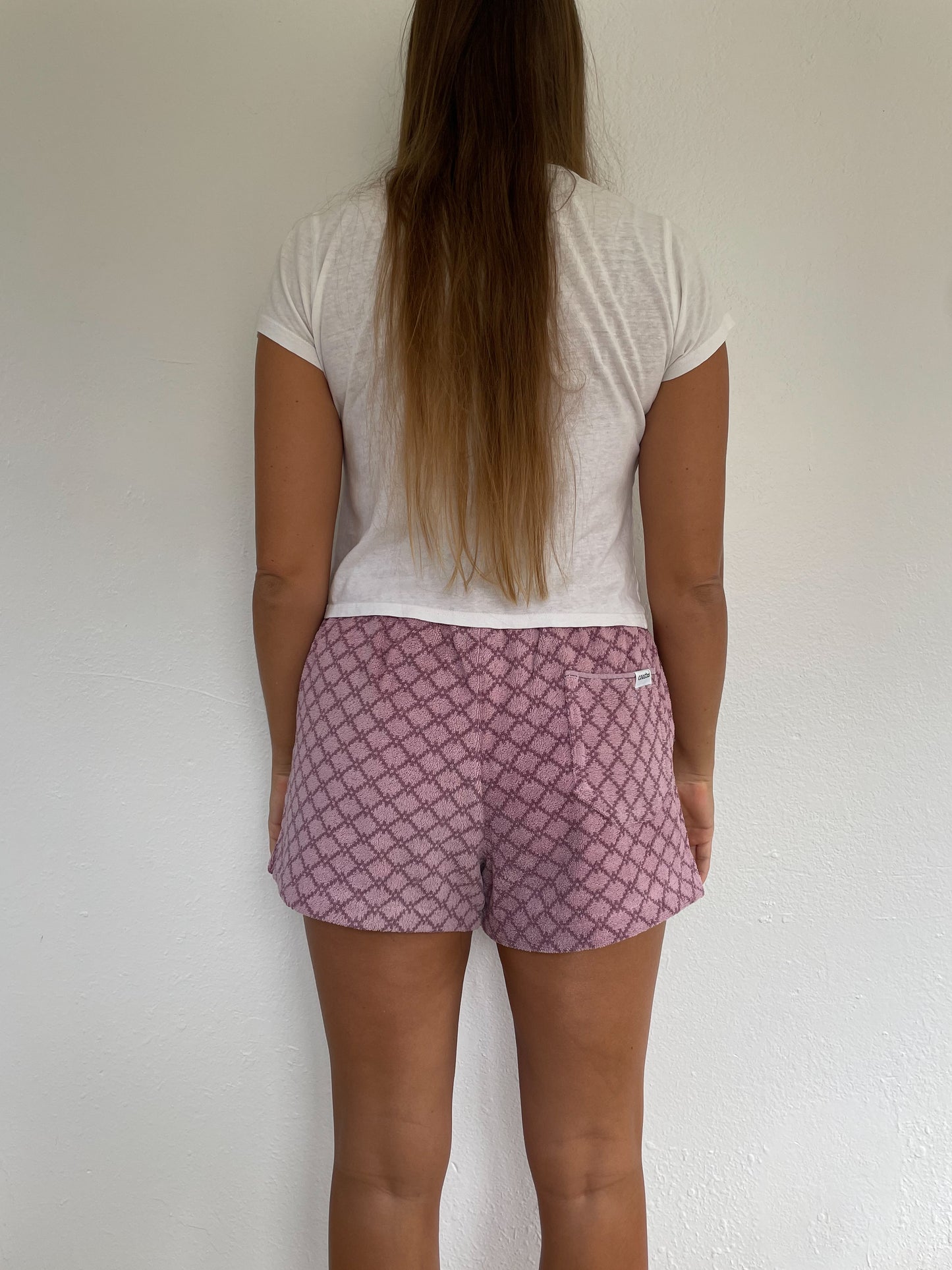 L Purple Link Shorts