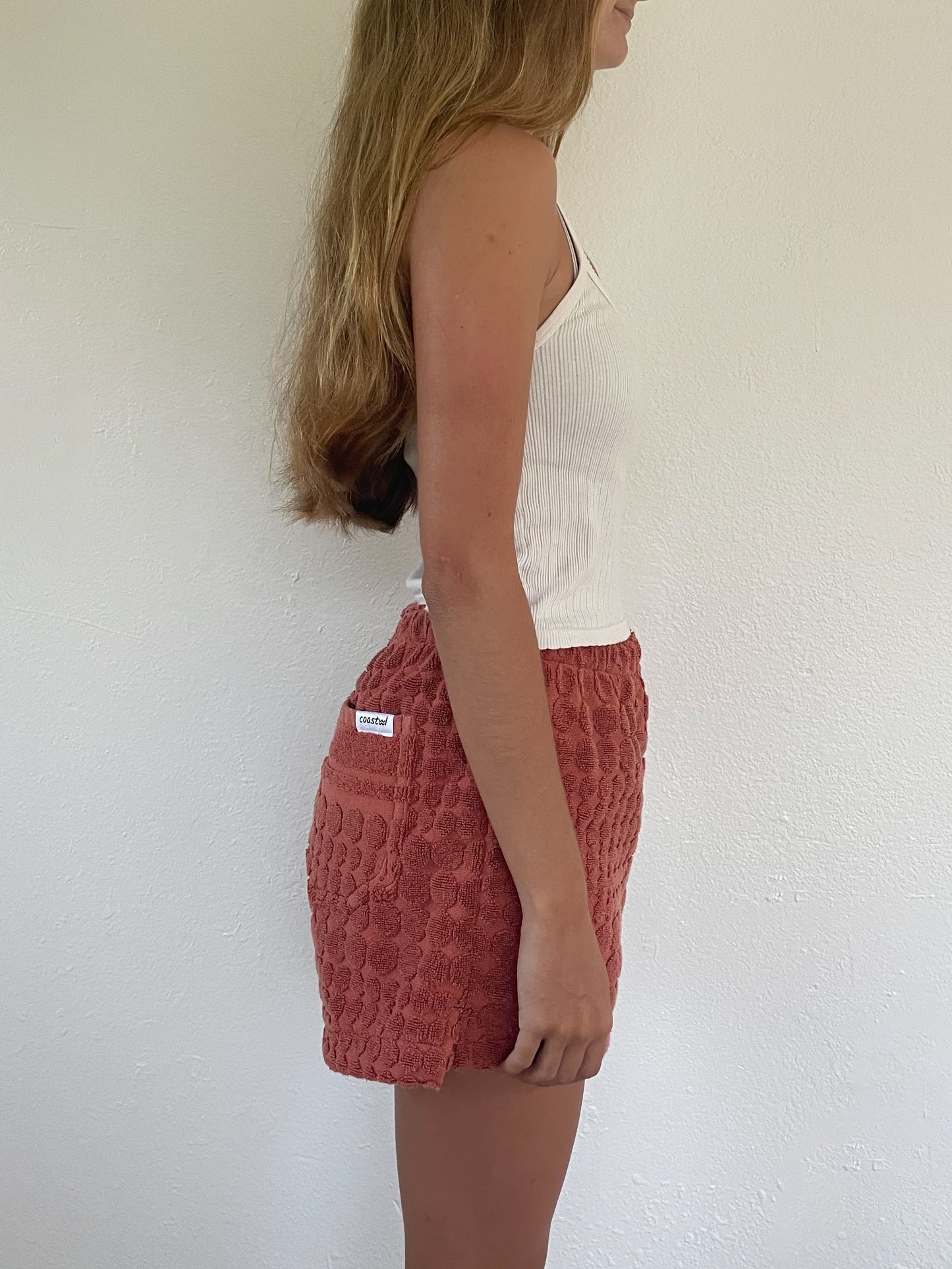 S Textured Polka Dot Shorts