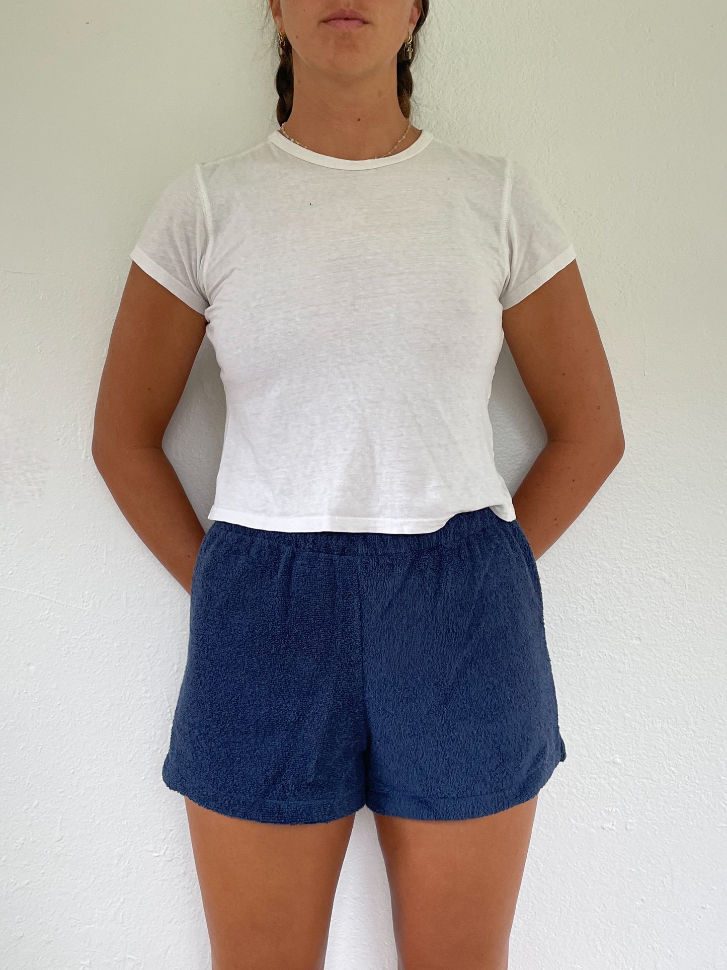 M Navy Shorts
