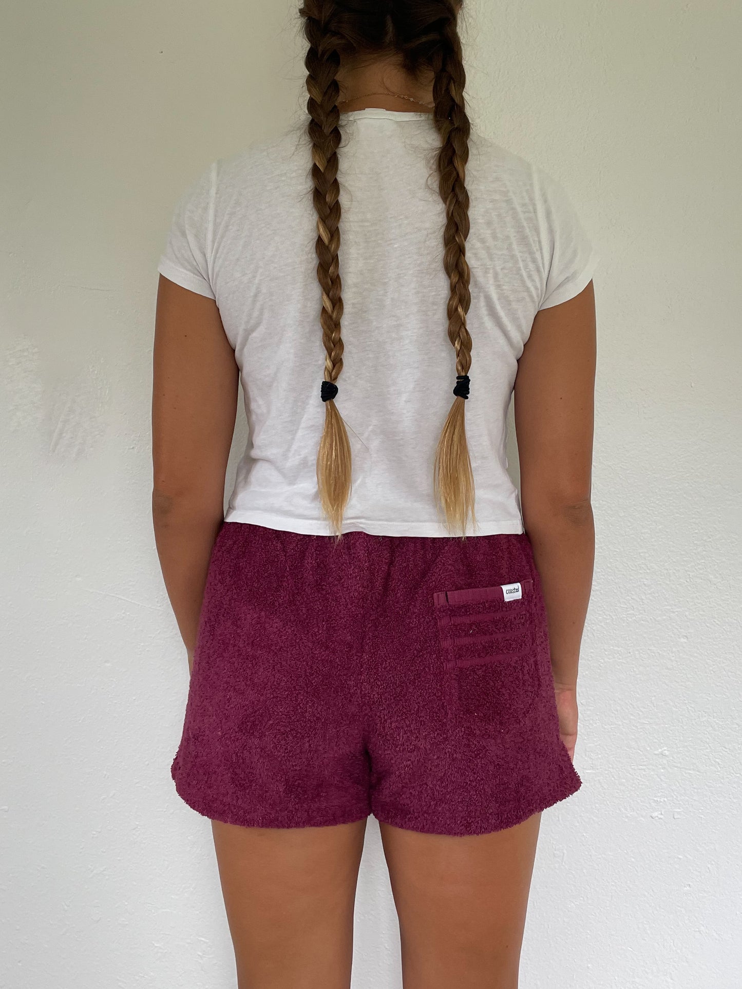 M Berry Red Shorts