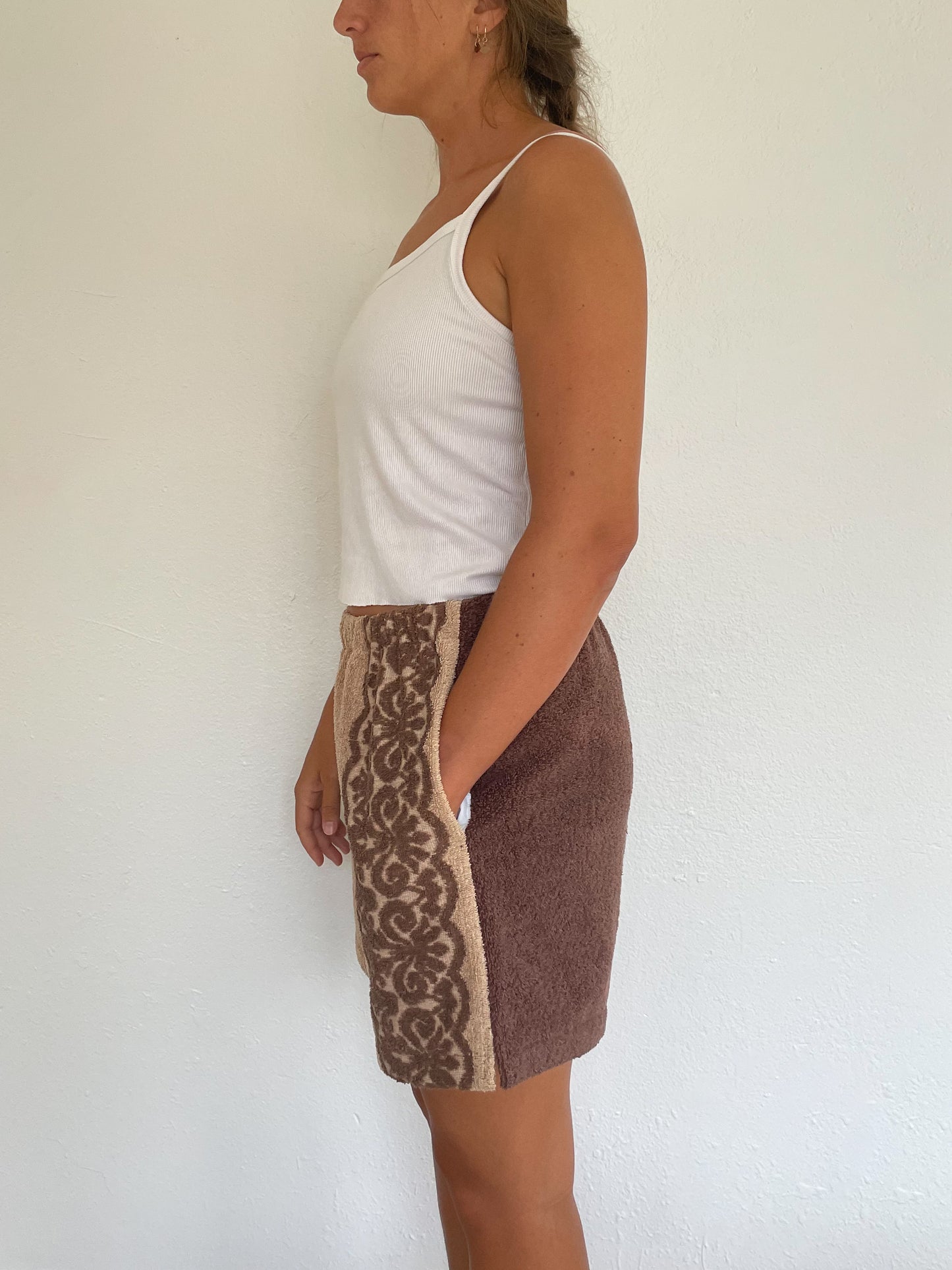 L Double Brown Shorts