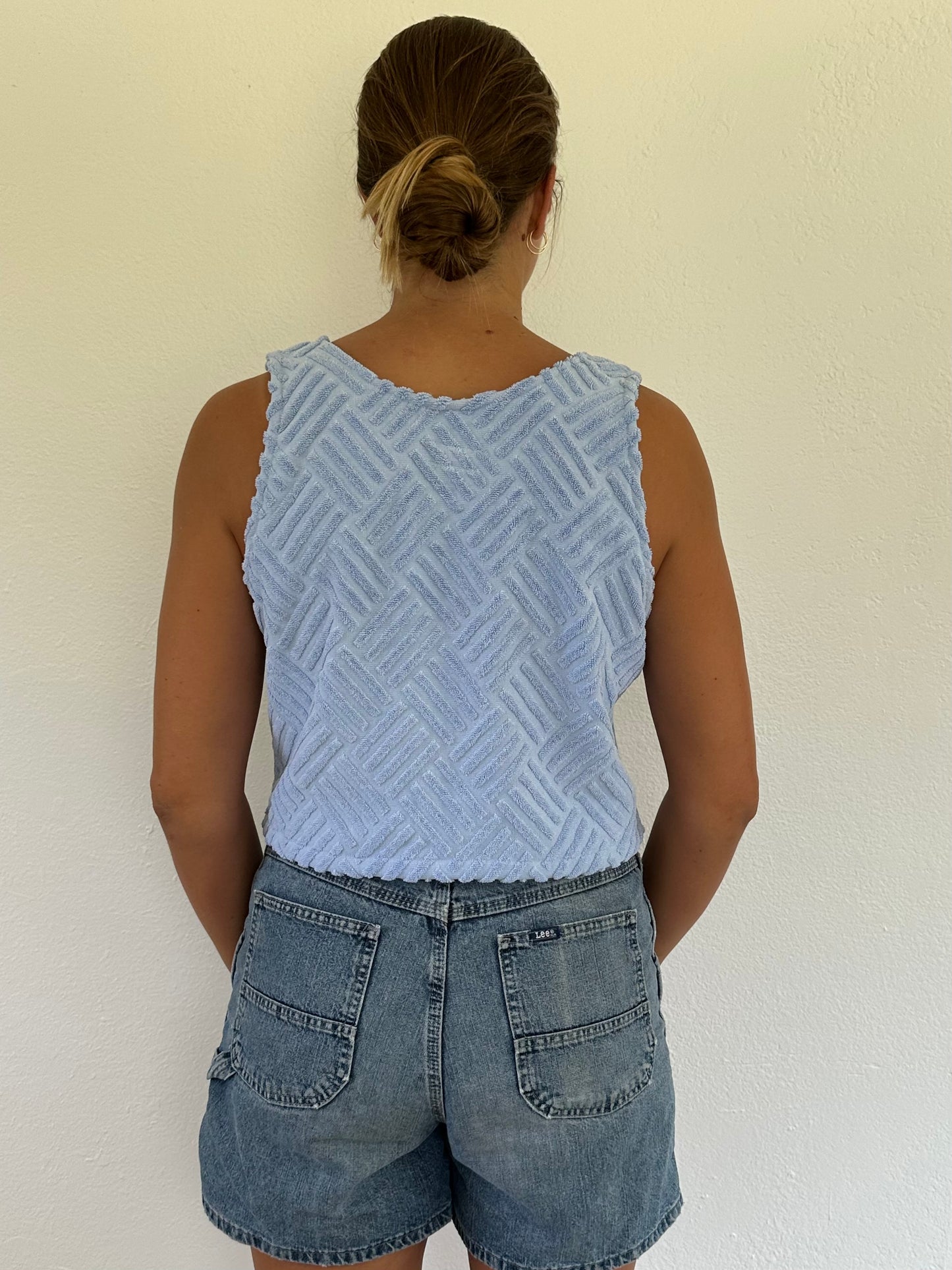 Textured Blue Vest (m)