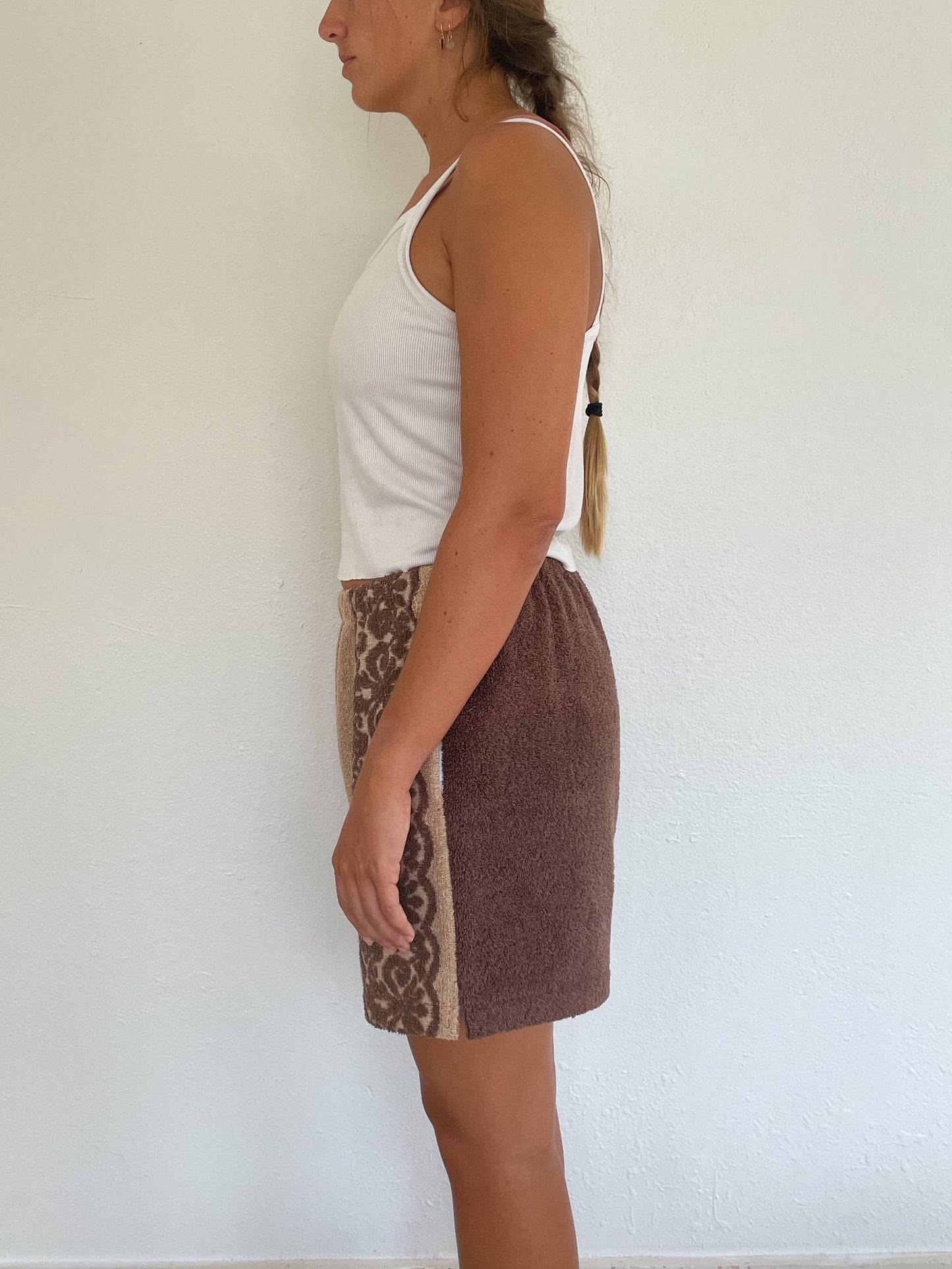 L Double Brown Shorts