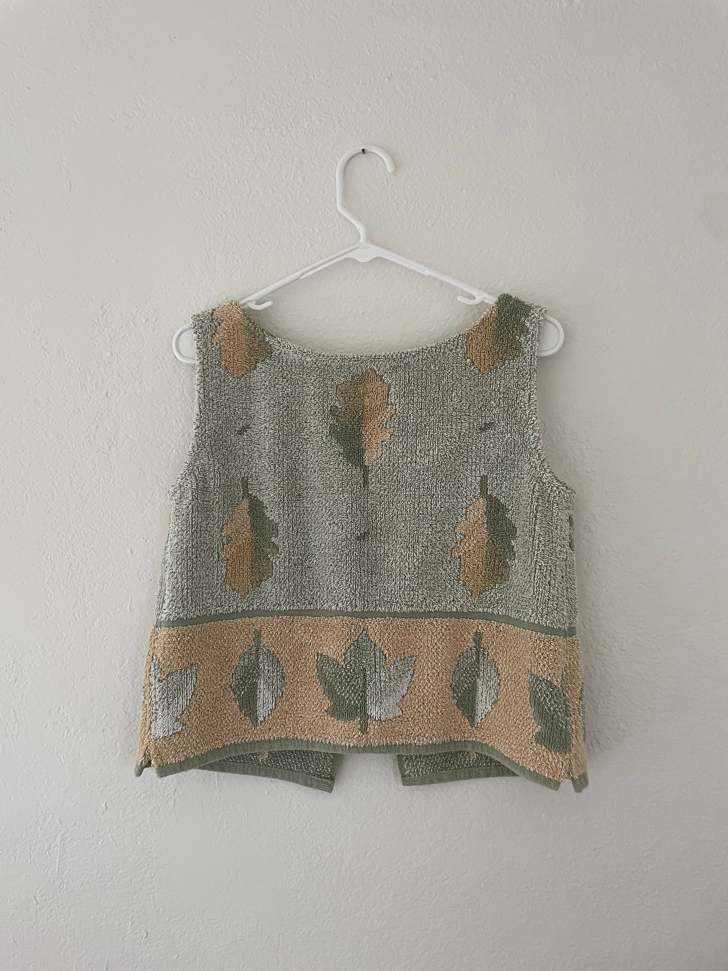 S Forest Button Vest
