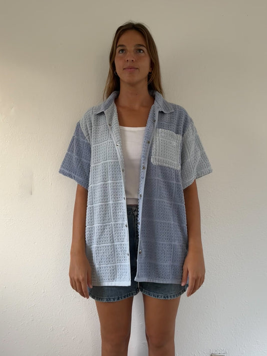 Waffle Button Up