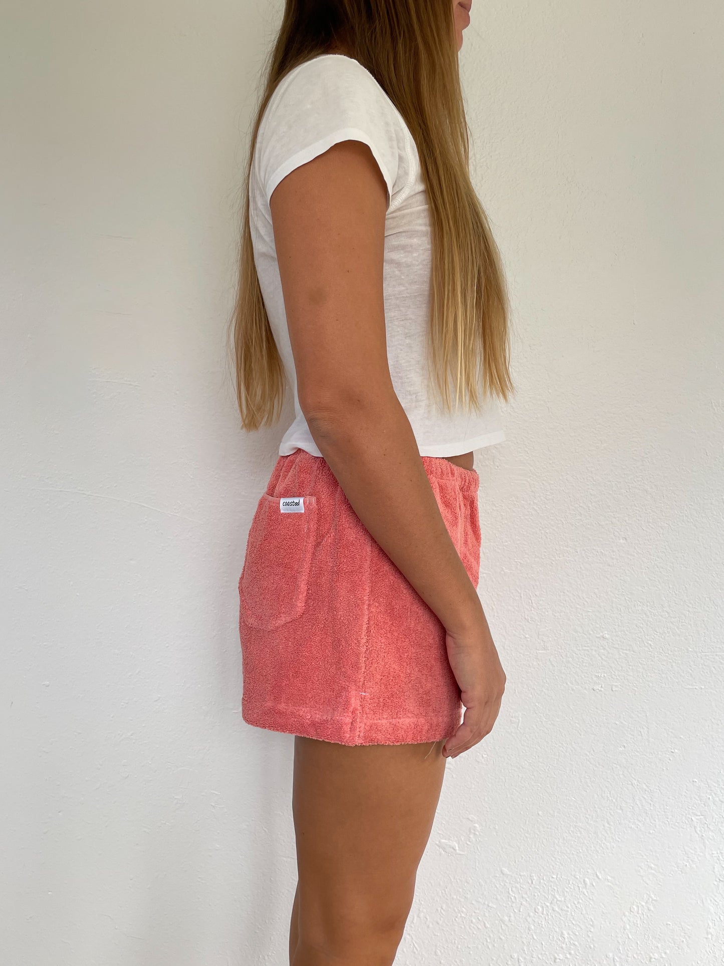 L Coral Shorts