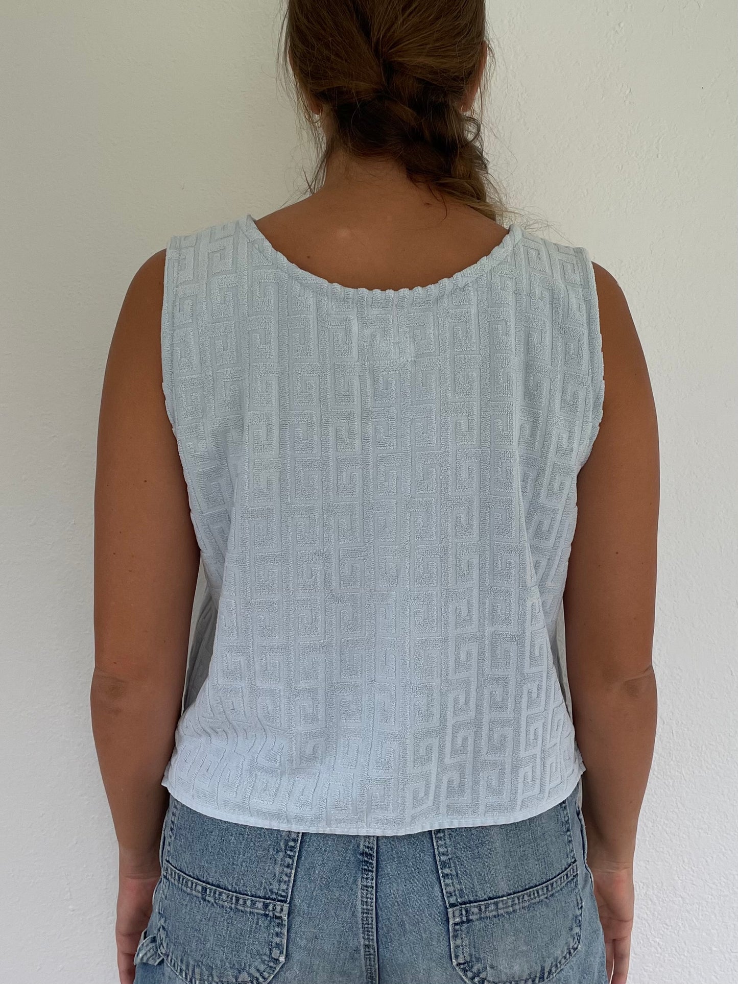 L Meander Button Vest