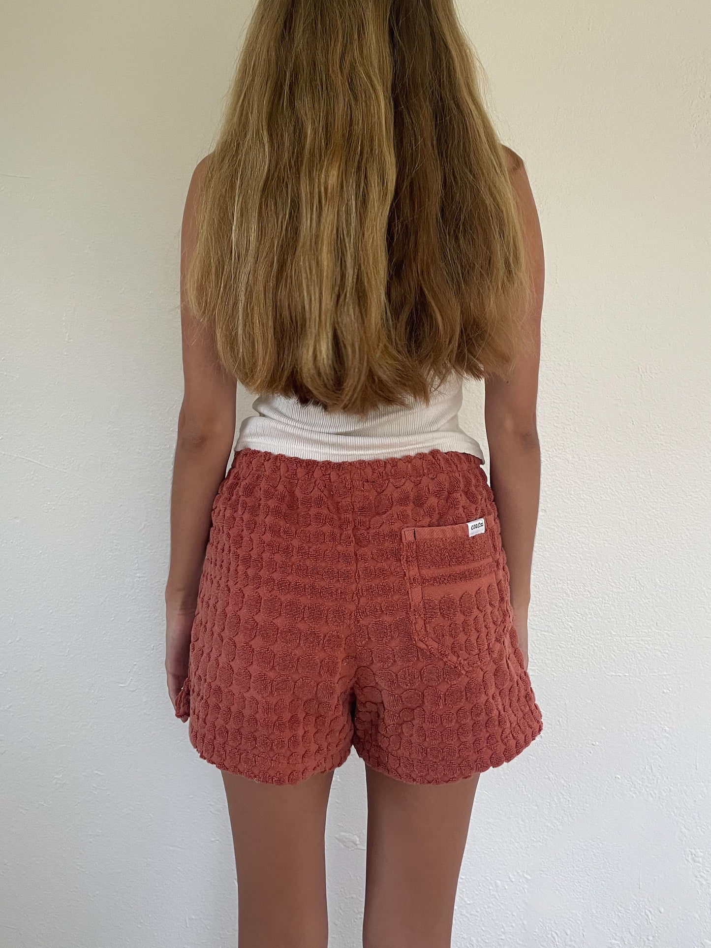 S Textured Polka Dot Shorts