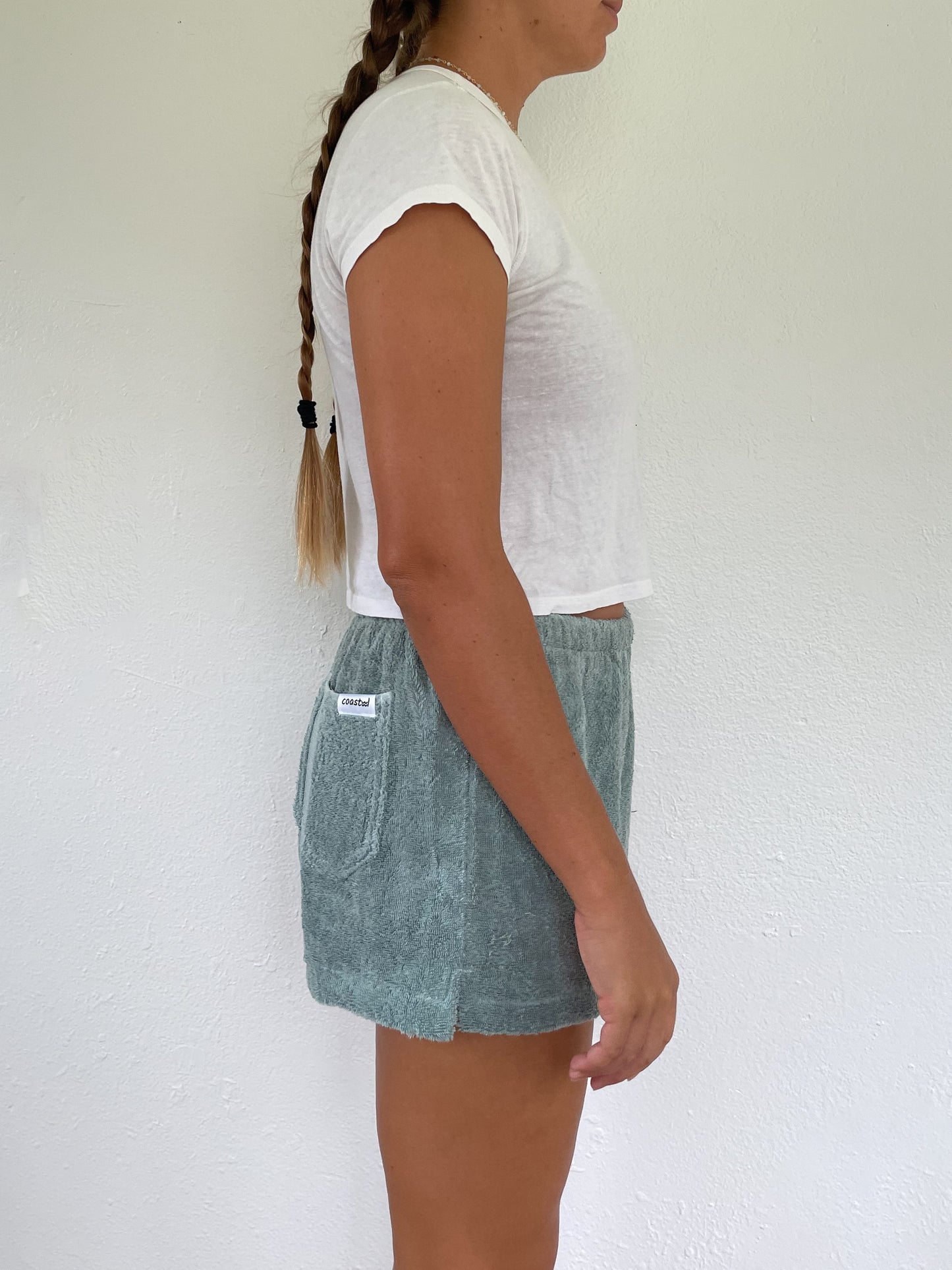 L Gray/Blue Shorts