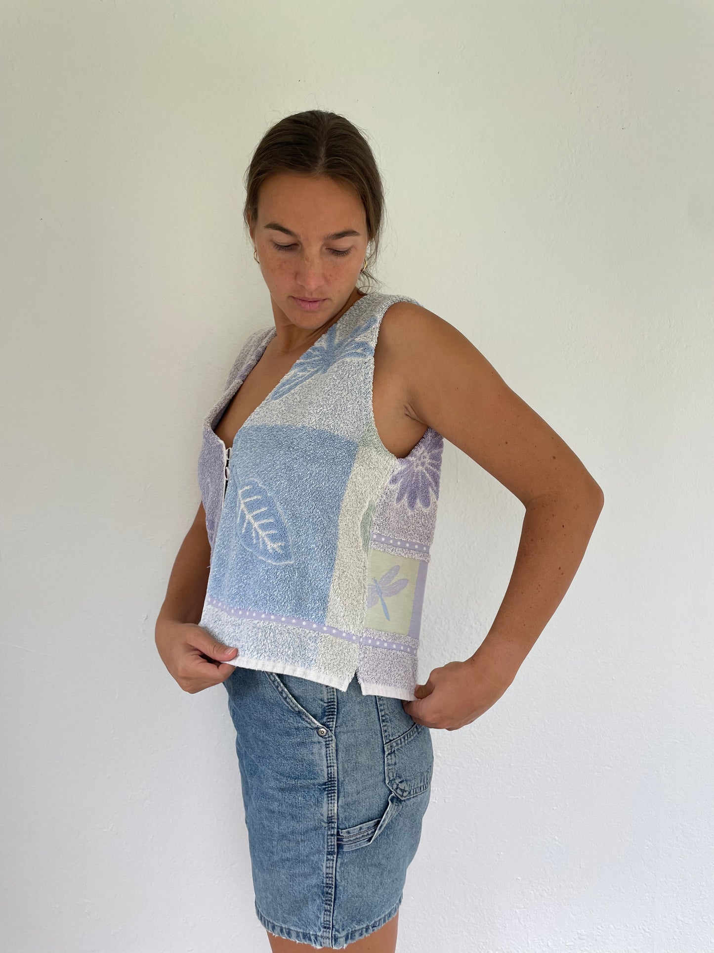 L Firefly Button Vest