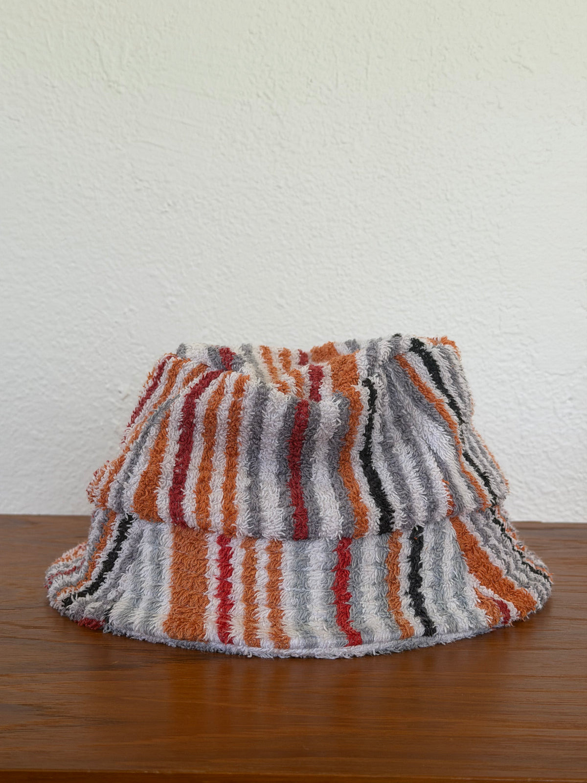 XL Orange Stripe Bucket