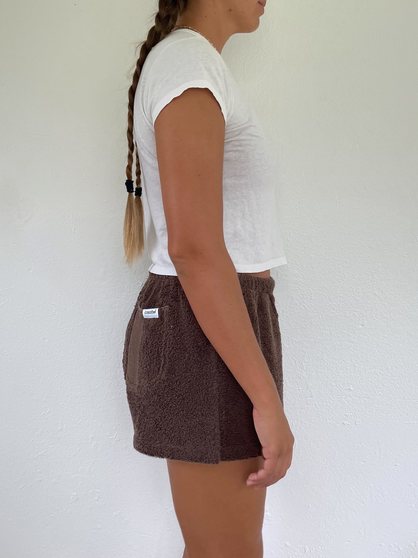 L Brown Shorts