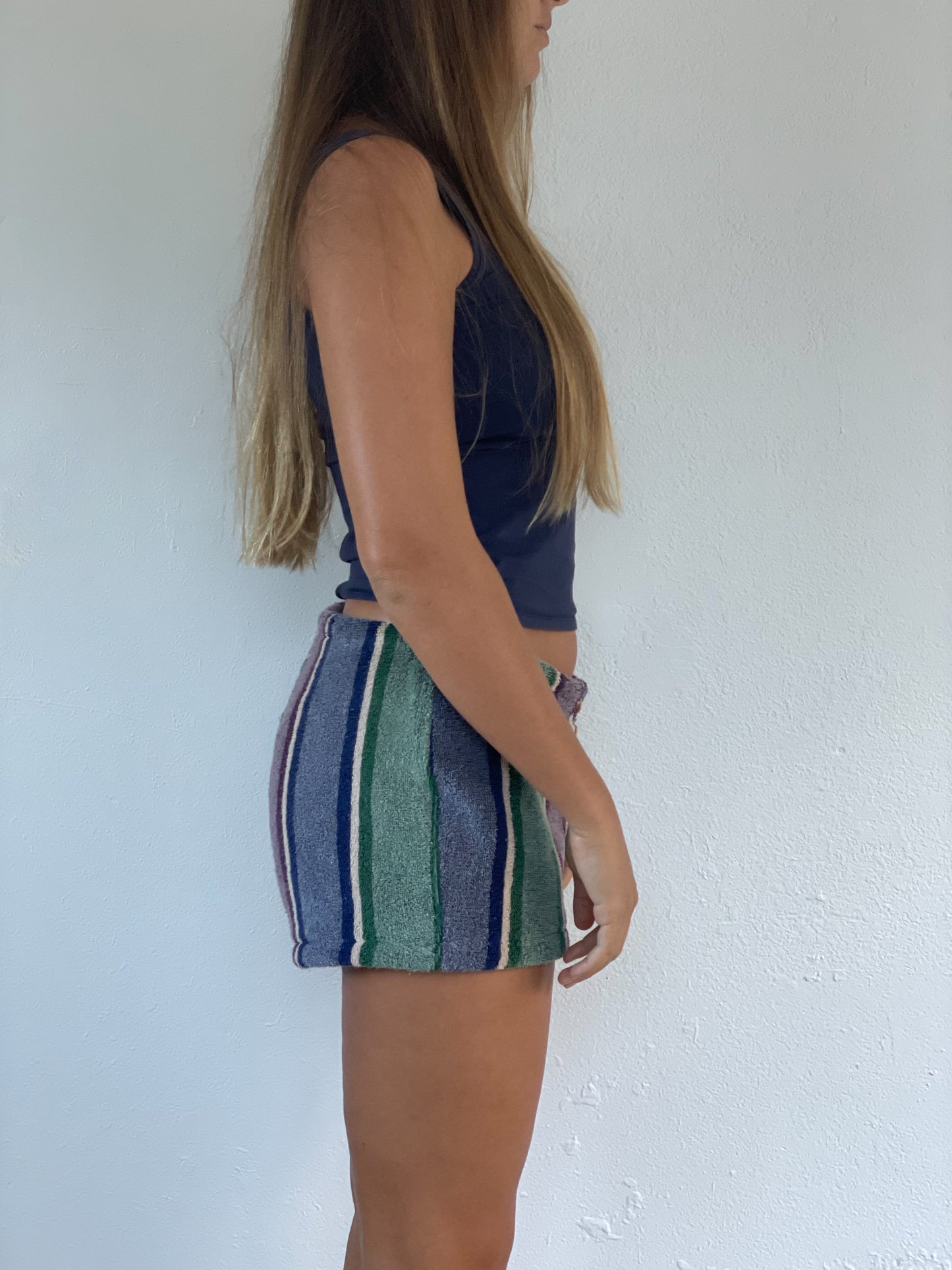 XL Stripe Mini Shorts