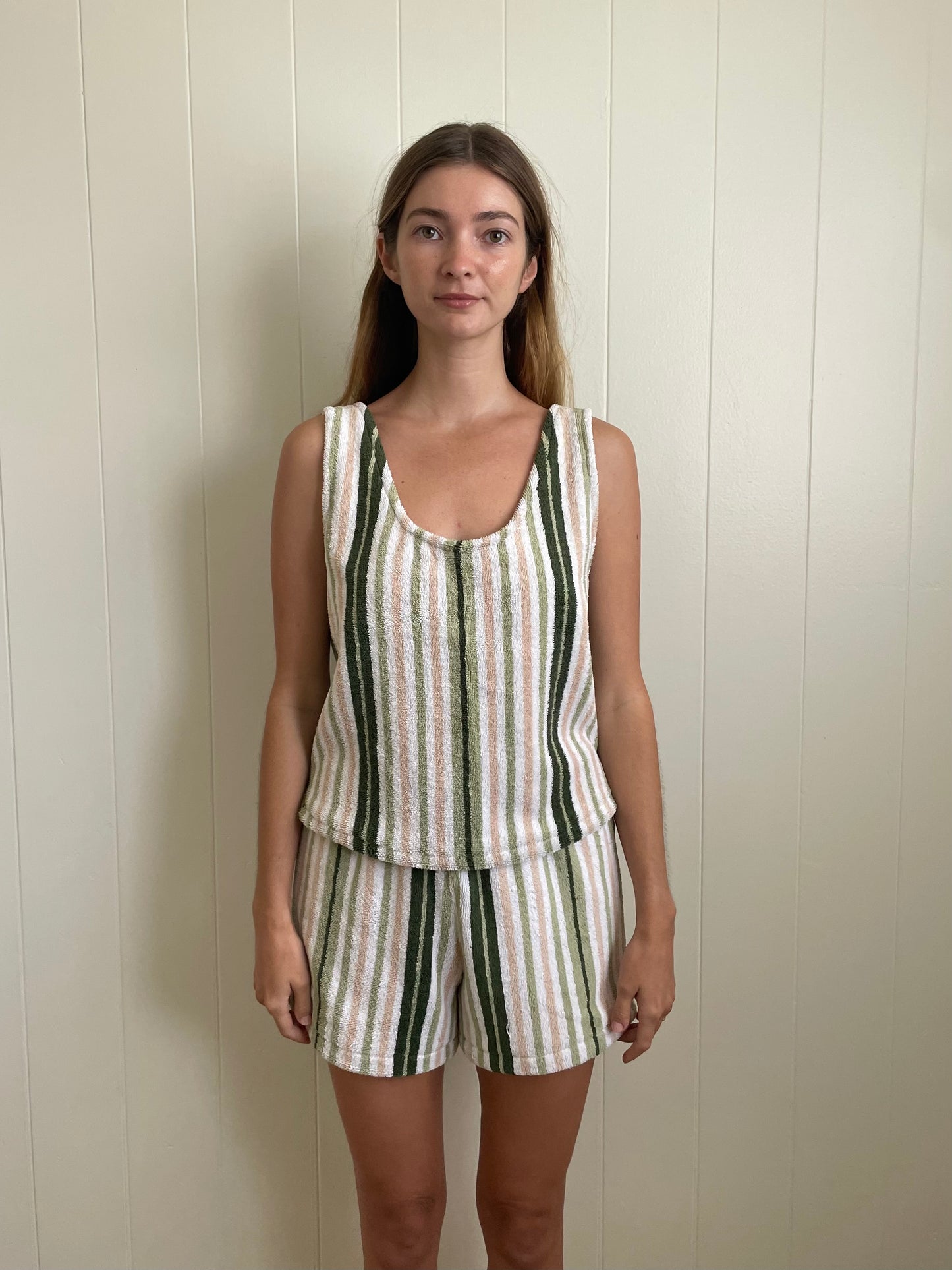 S Green Stripe Set