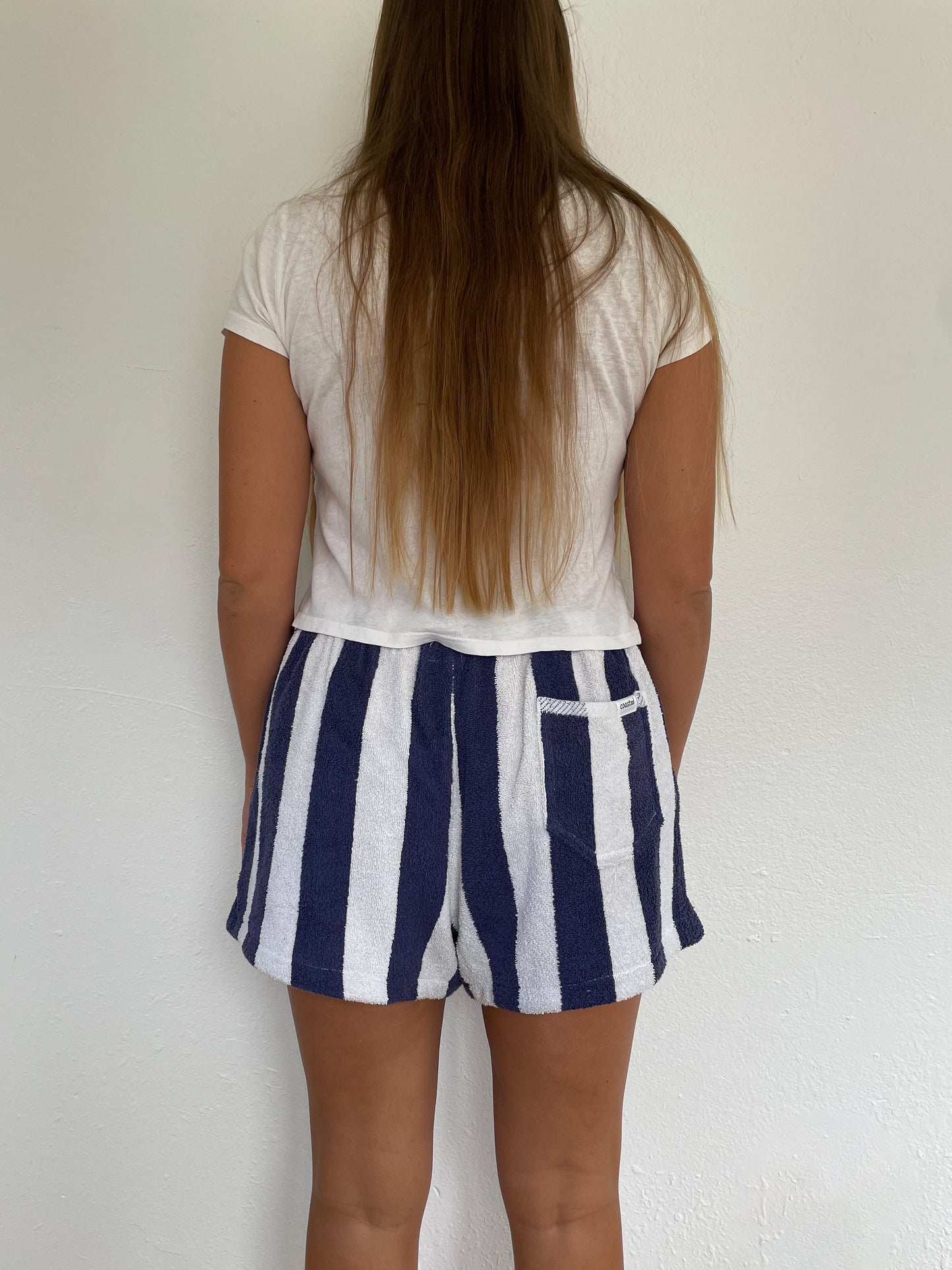 XL Violet Stripe Shorts