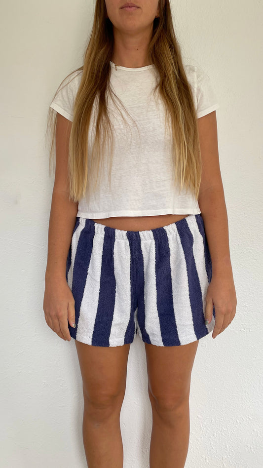 XL Violet Stripe Shorts