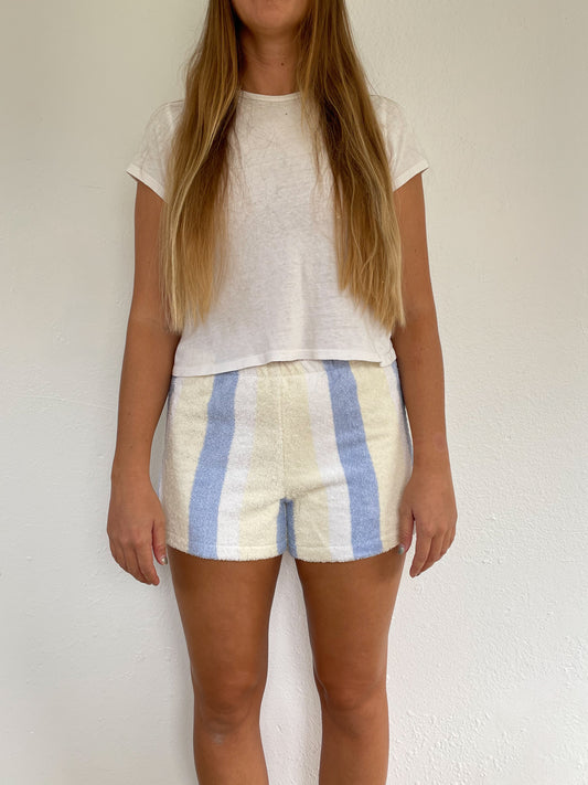 M Blue and Yellow Shorts