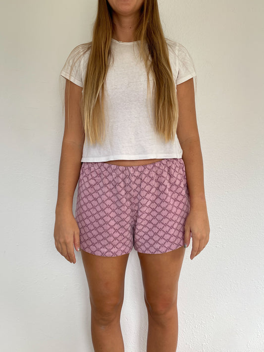 L Purple Link Shorts