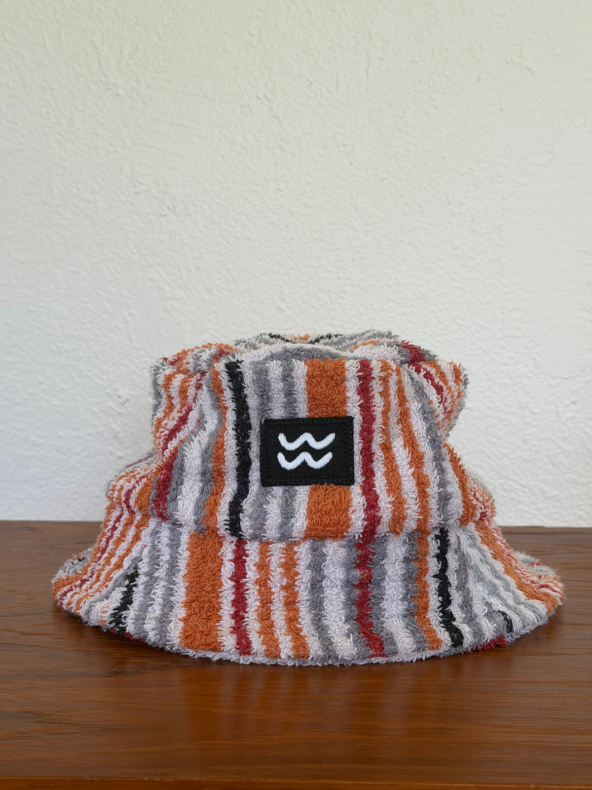 XL Orange Stripe Bucket
