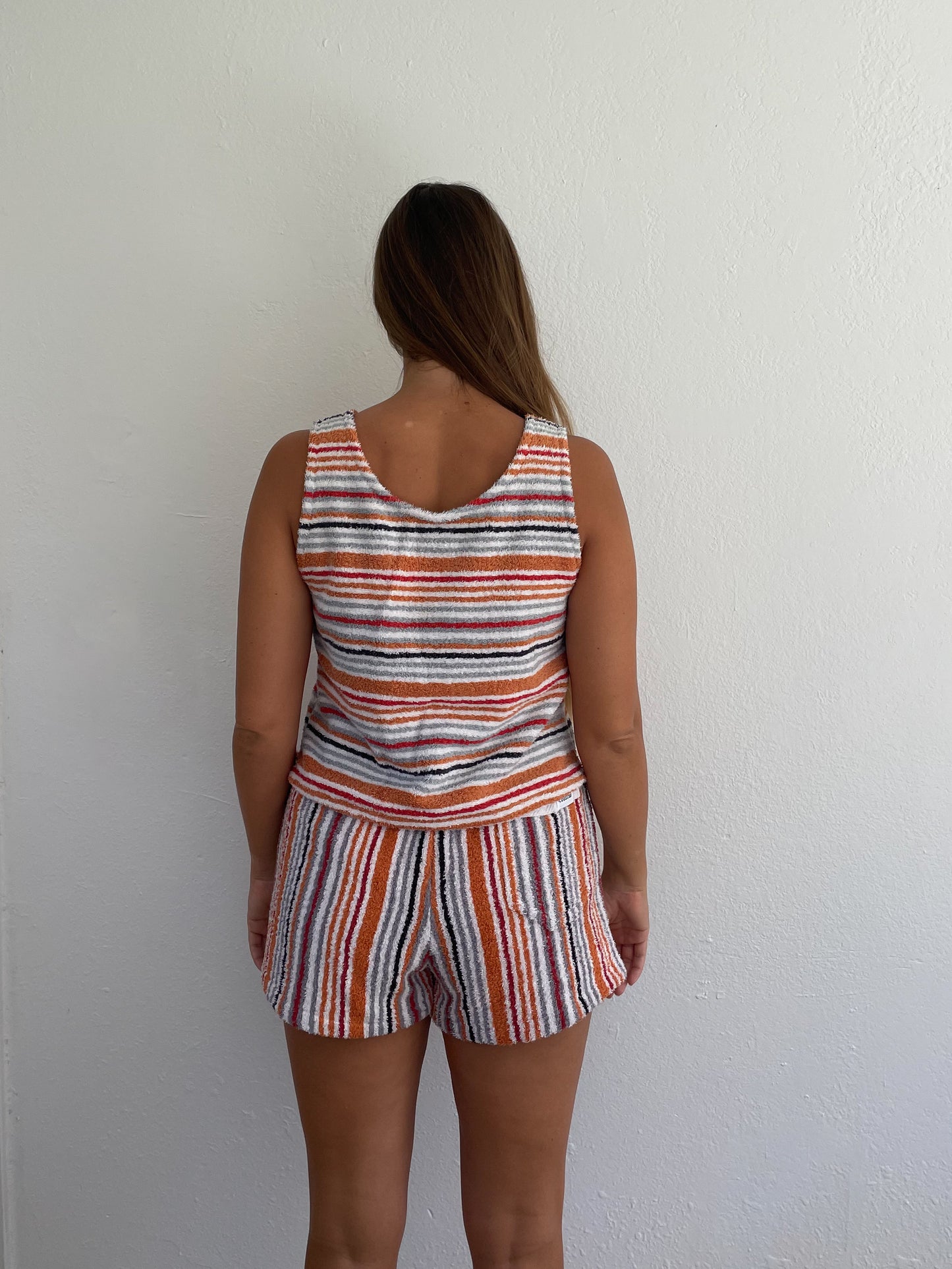 M Orange Stripe Set