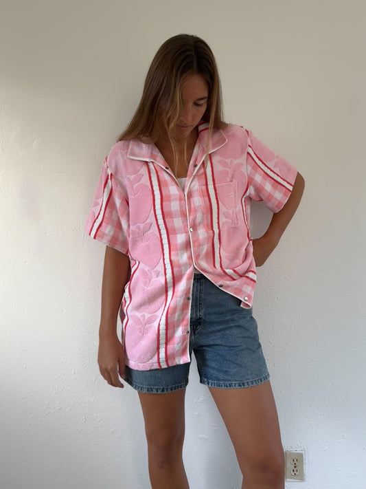 Apple Picnic Button Up