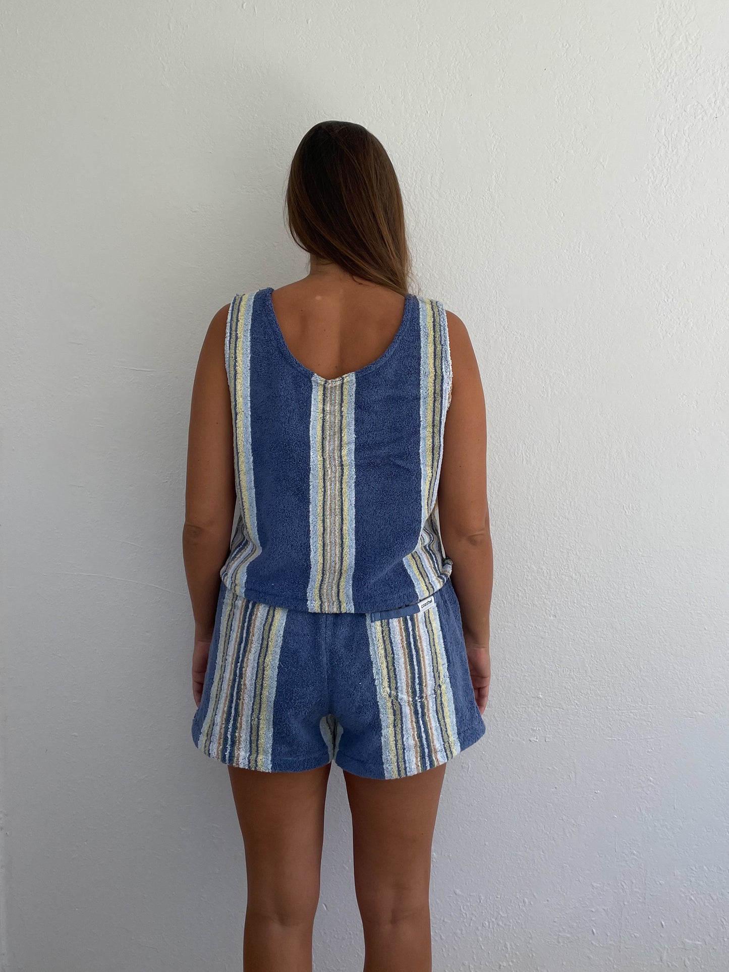L Blue Stripe Set