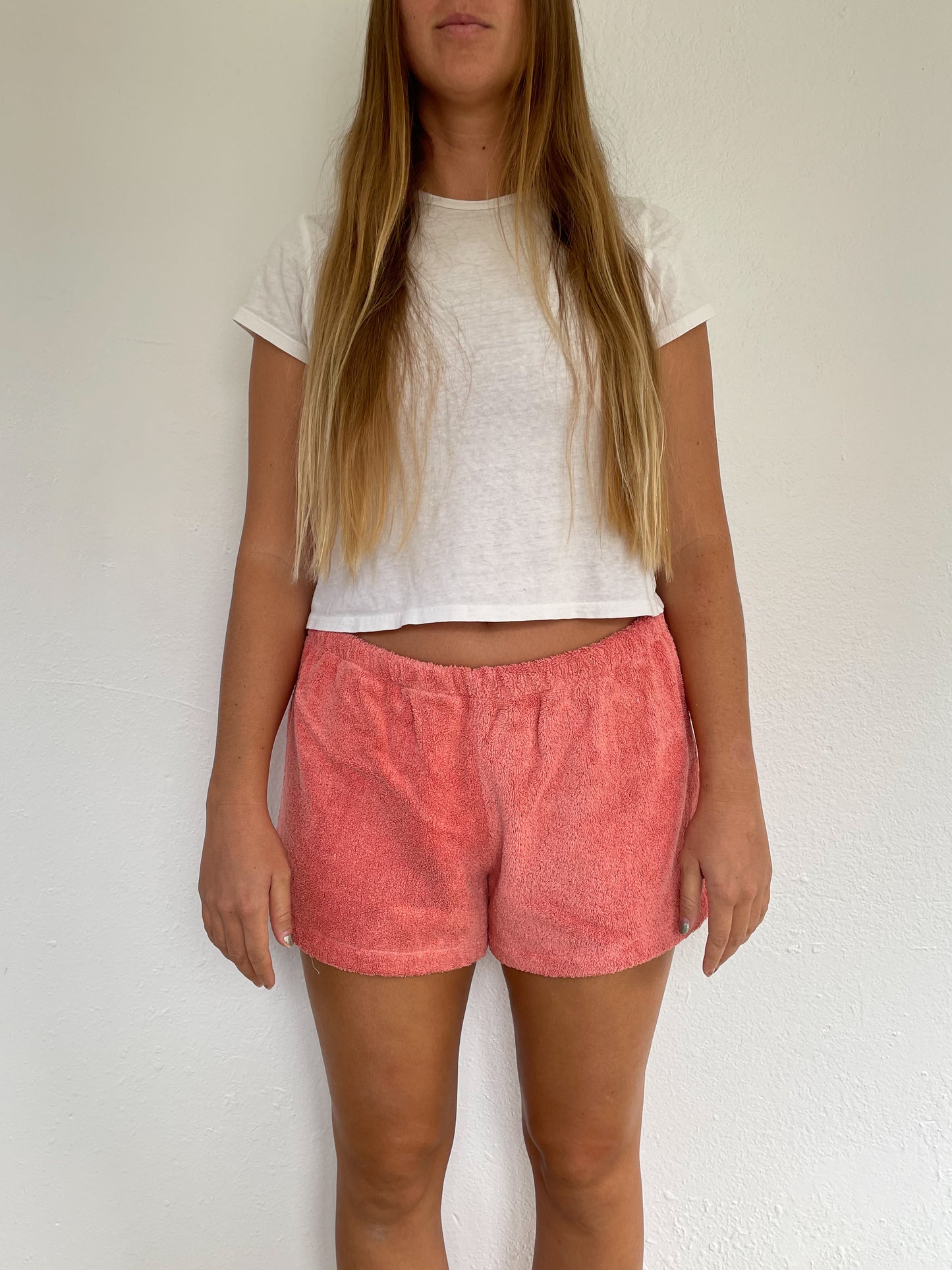 L Coral Shorts
