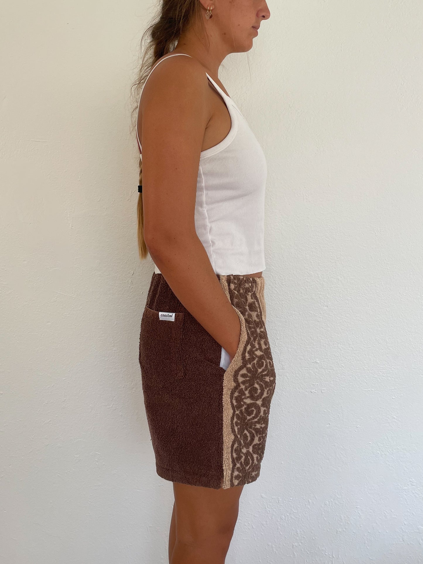 L Double Brown Shorts
