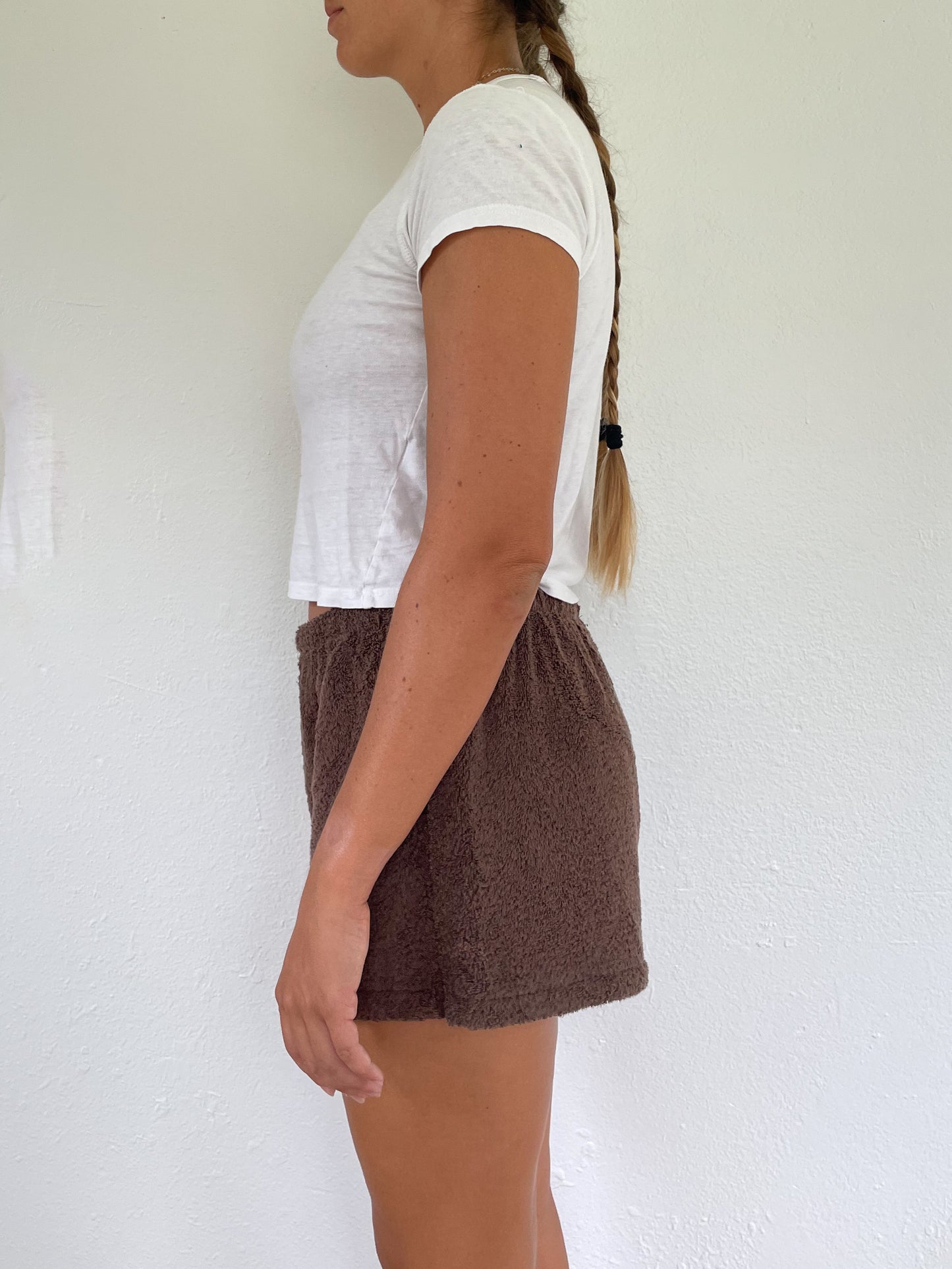 L Brown Shorts