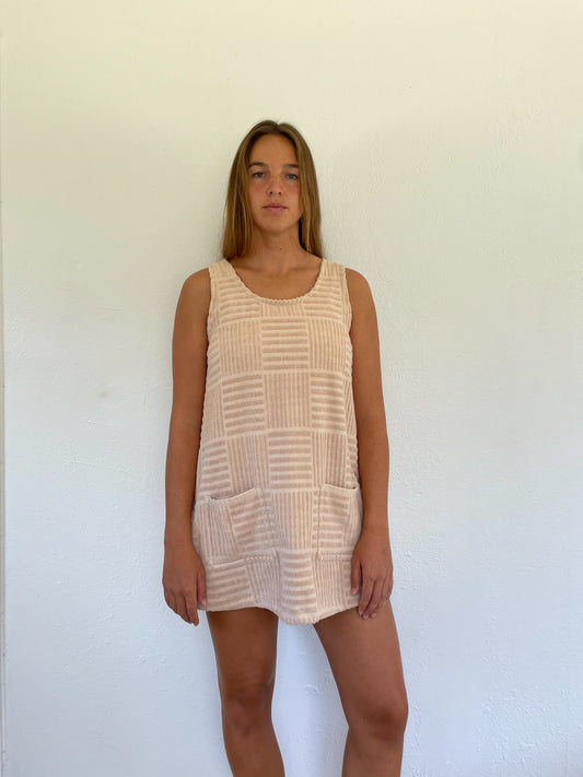 M Tan Textured Dress