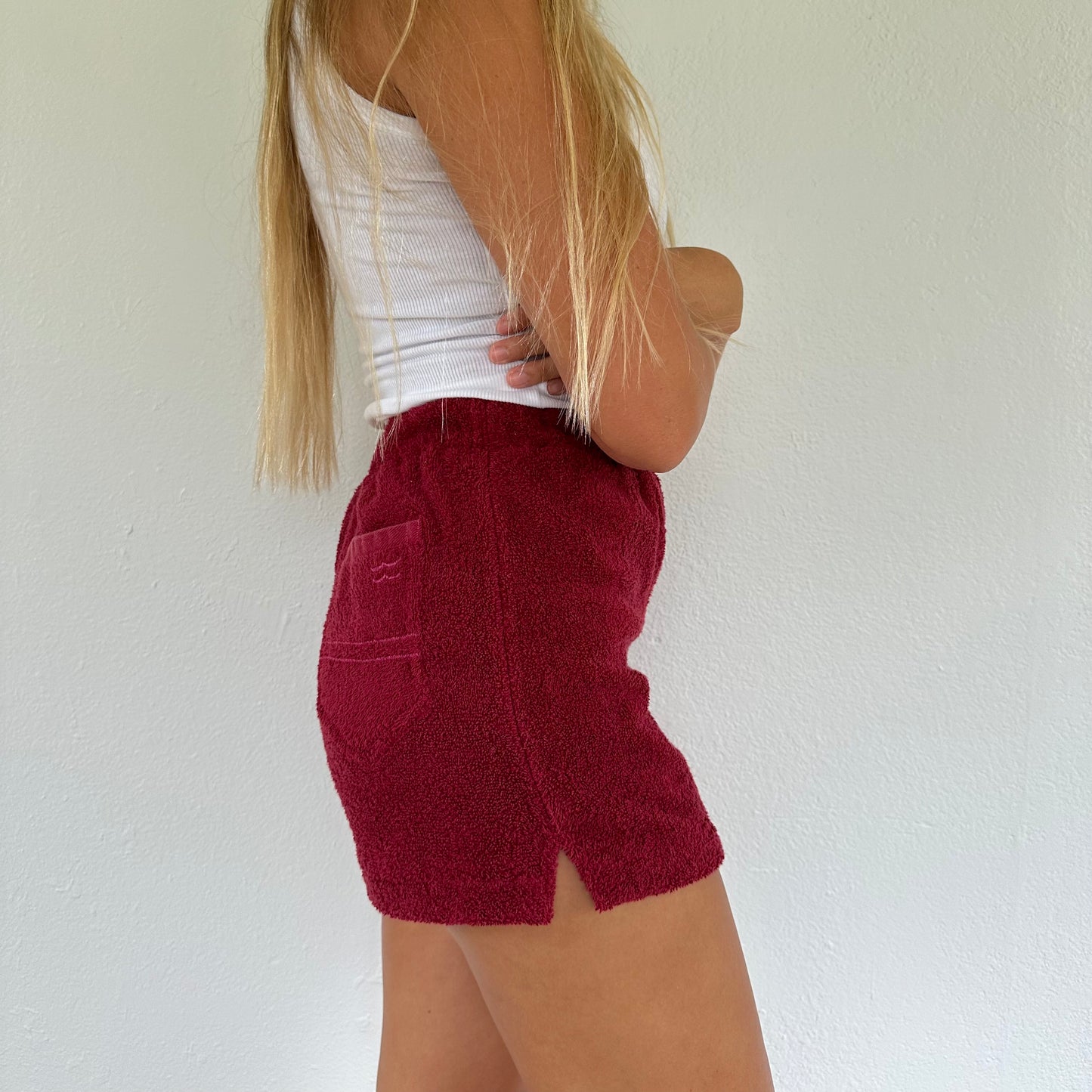 S Red Wine Shorts