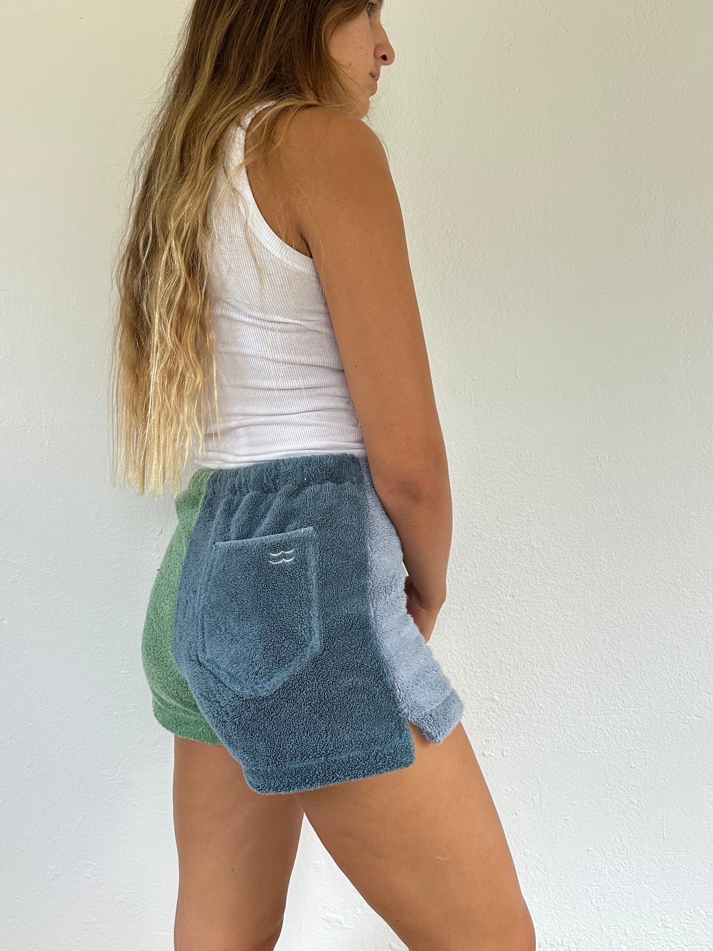 S Color Block Shorts