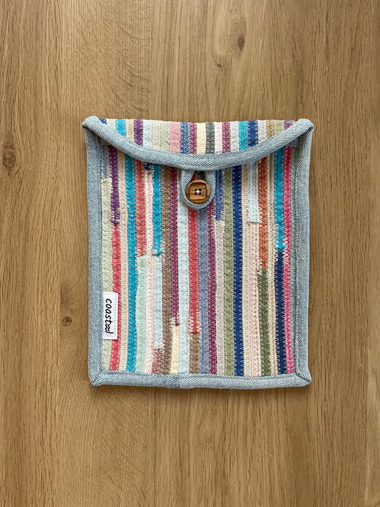Fuchsia Button Pouch
