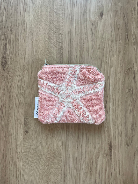 Coral Zip Pouch