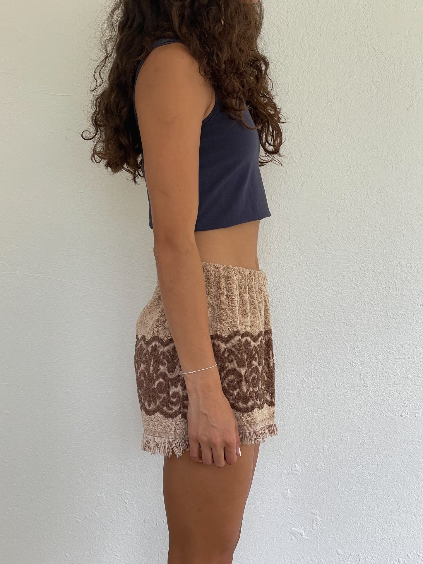 (XS - S) Brown Elastic Skirt