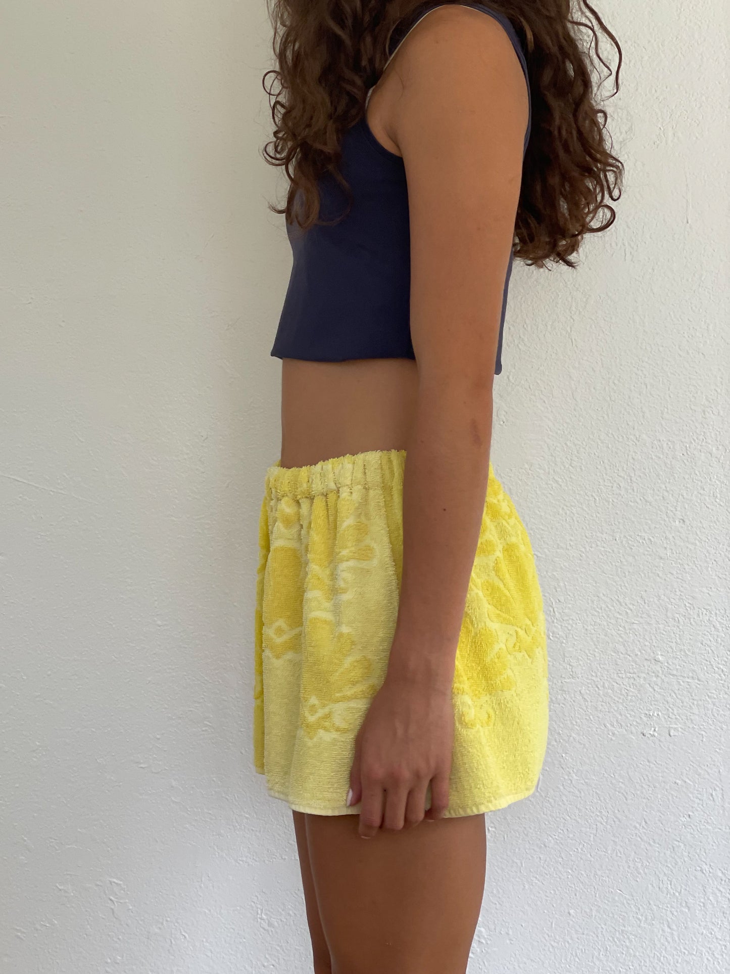 (S - L) Yellow Elastic Skirt