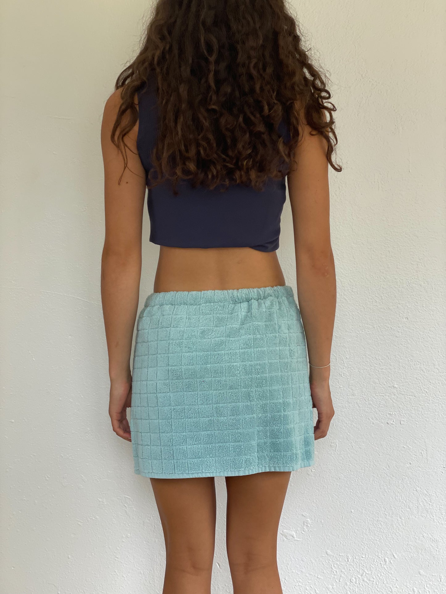 (XS - S) Blue Elastic Skirt